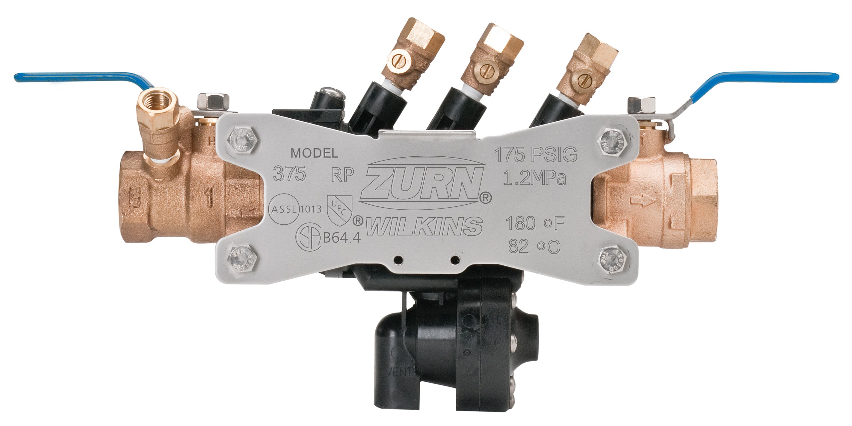 Zurn Wilkins 1-375S 1-in Bronze FNPT Reduced Pressure Backflow Preventer