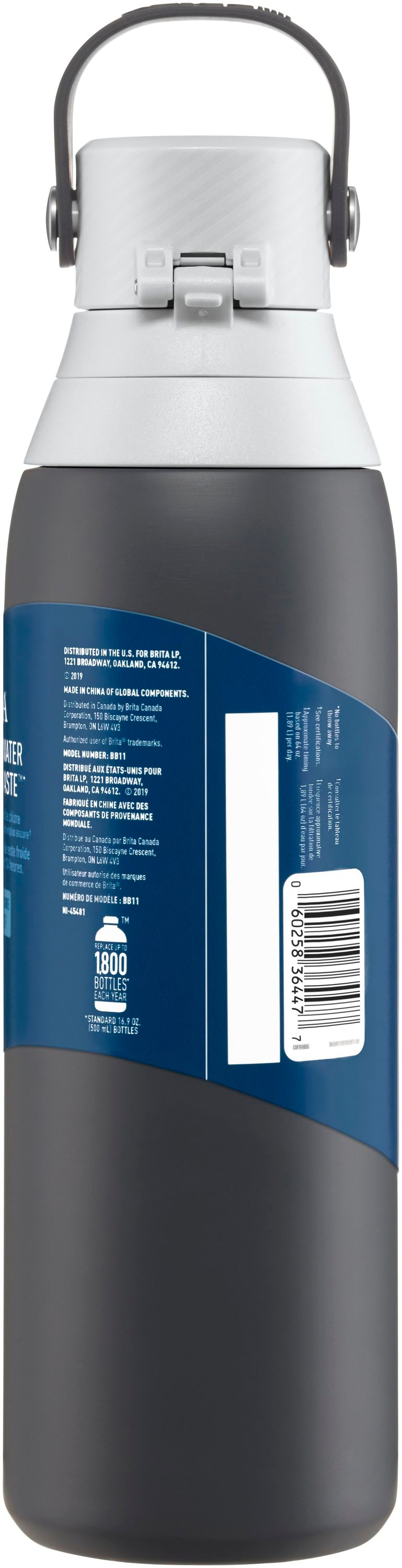 20 oz Multipure Stainless Steel Water Bottle