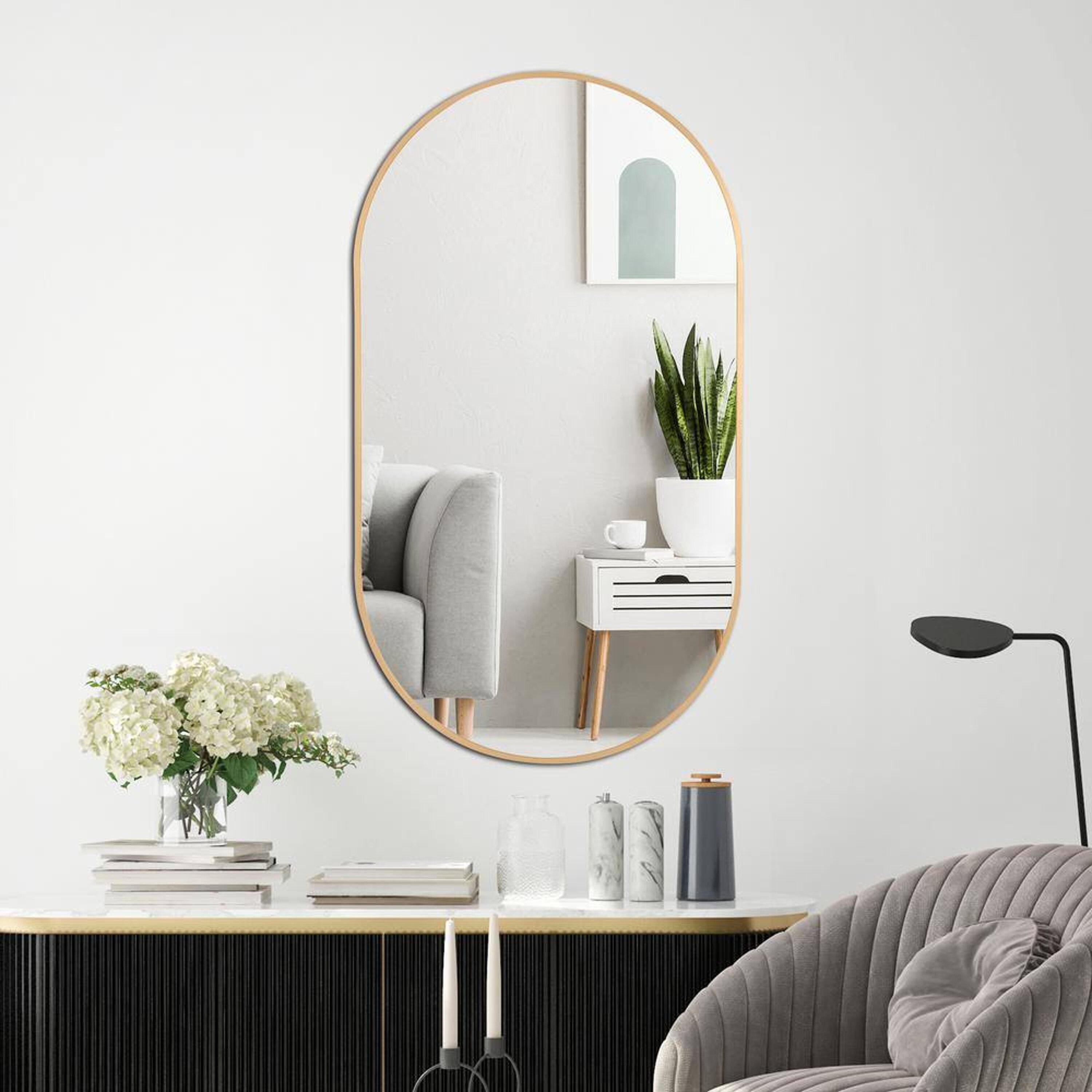 Bayfeve BF-182131-MIR Framed-Bath-Mirrors - View #3