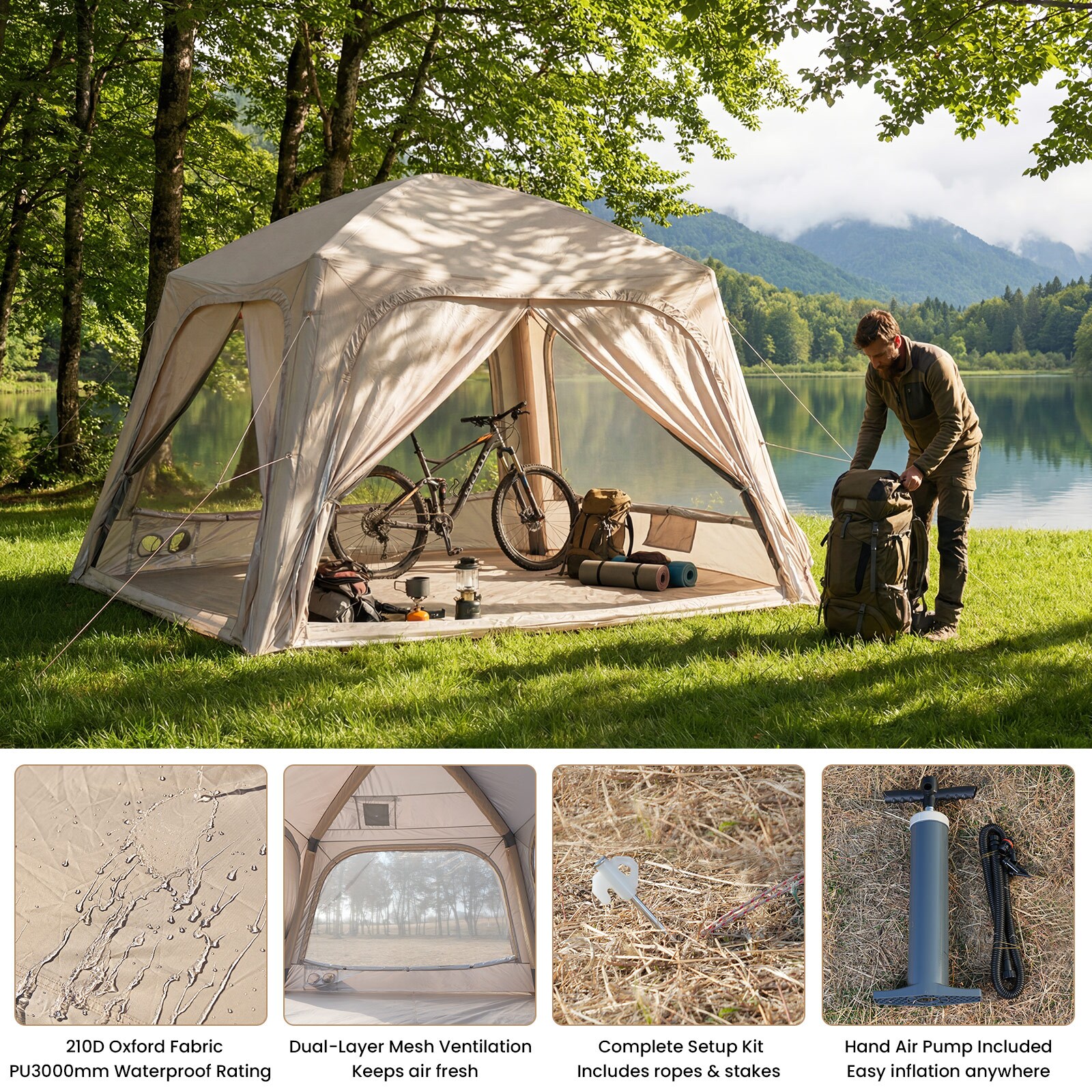 Esazn P2Y02-02KK-A1-GY01 tents - View #6