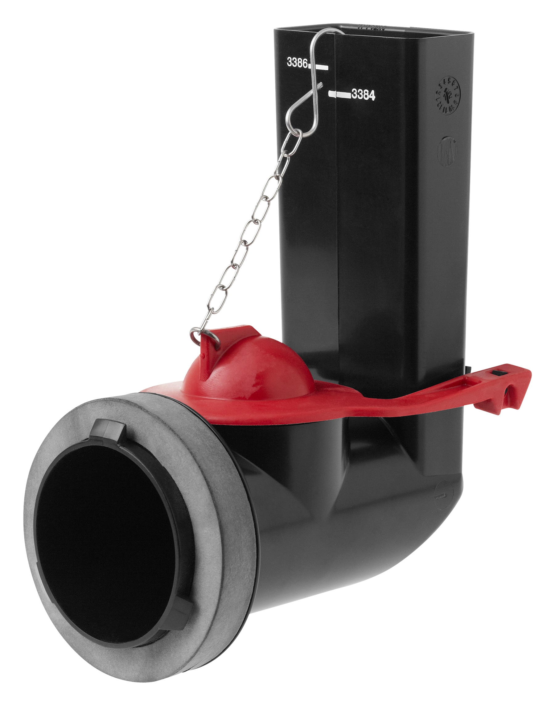 KOHLER 1078578 Rialto 3-Inches Black Plastic Universal Fit Flush valve assembly for Kohler