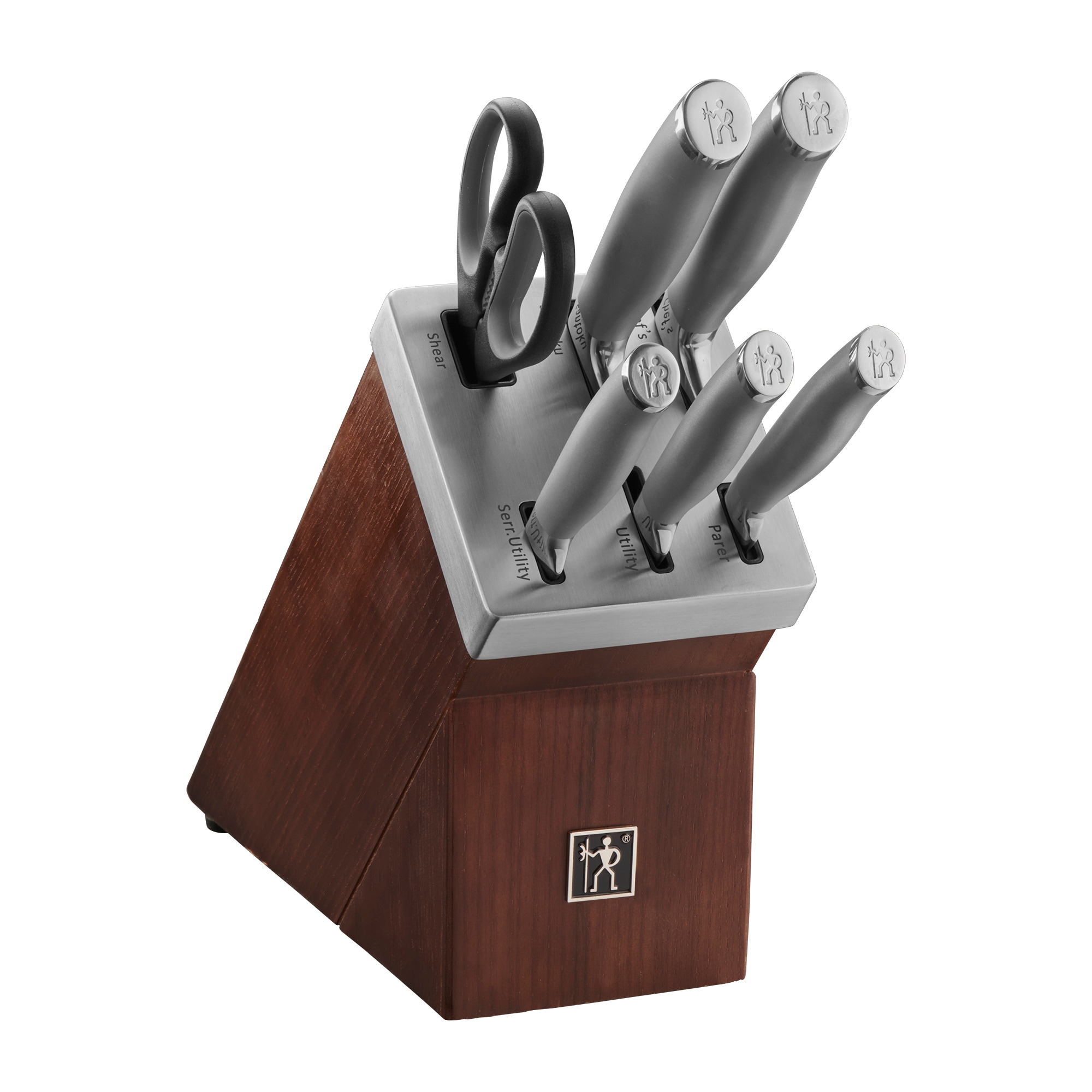 J.A. Henckels Modernist 7-Pc Self-Sharpening Knife Block Set