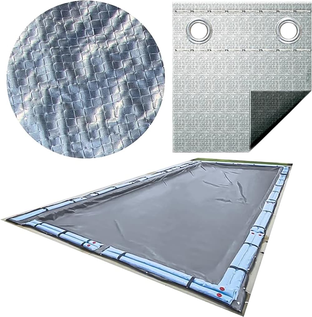Swimline CO142137RS 32-Feet x 16-Feet Super Deluxe with step Polyethylene Winter Rectangle Pool Cover
