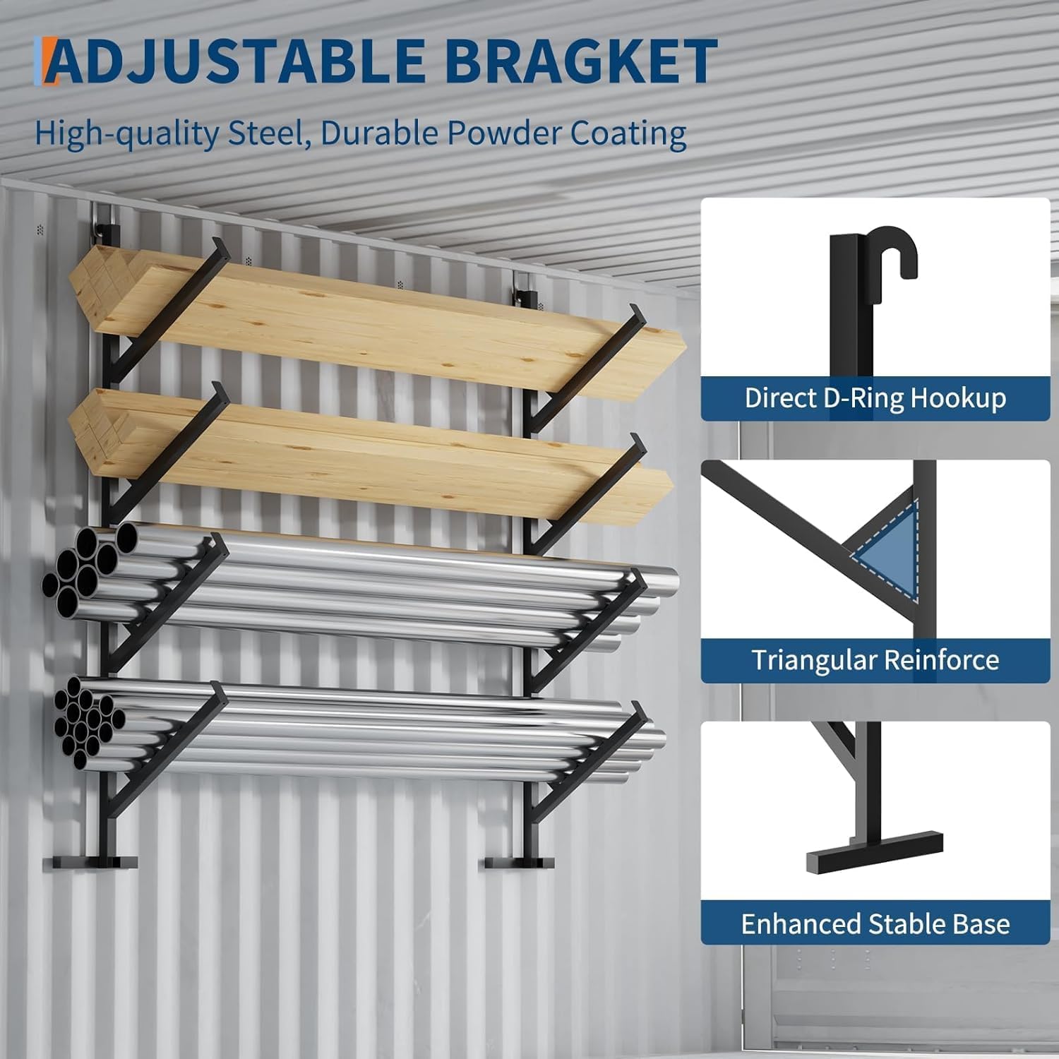 GAOMON CQC-Q2KPG0-TN0U Wall-Mounted-Shelving - View #3