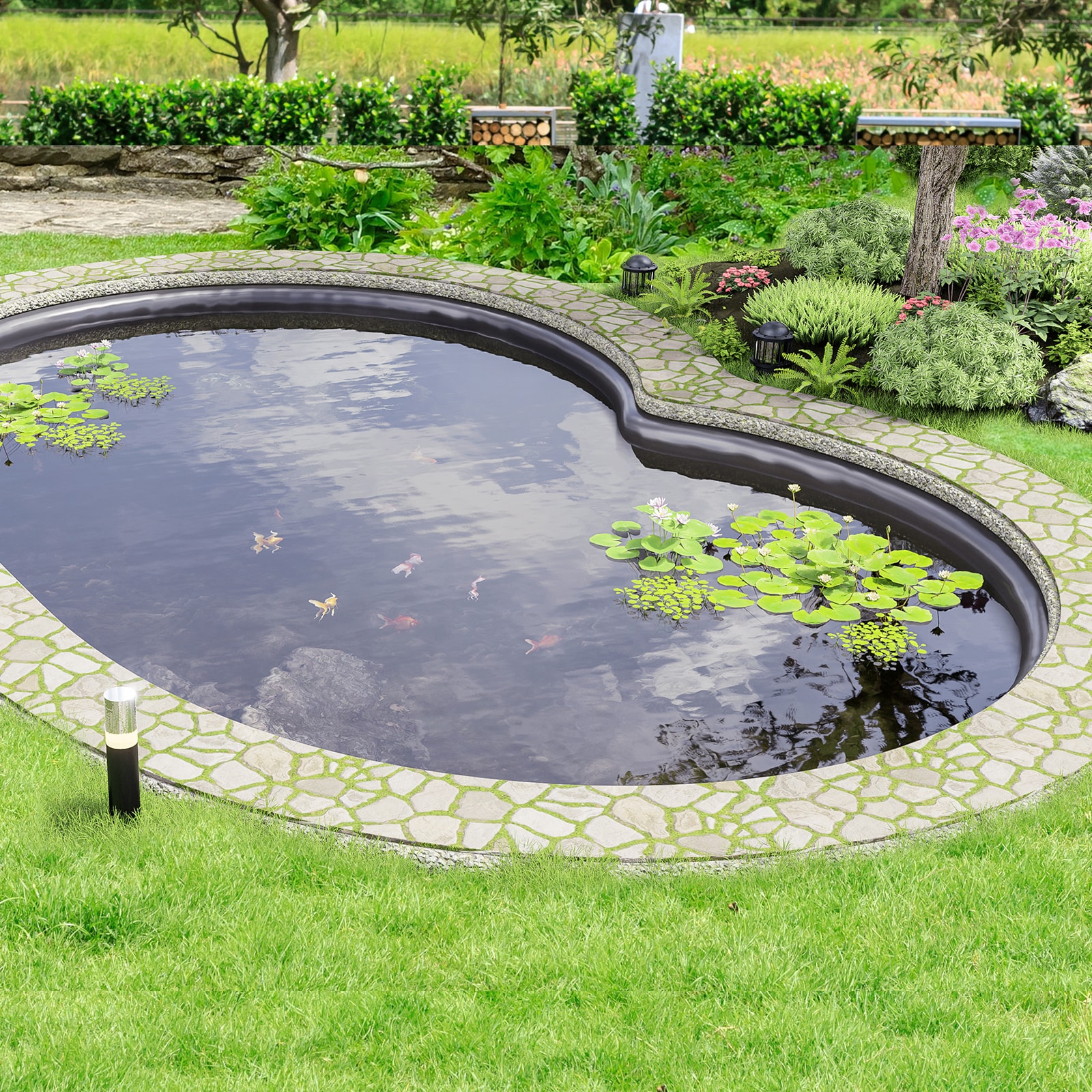 VEVOR CTFSMHSLLDPE1HJBGV0 Pond-Liner - View #2