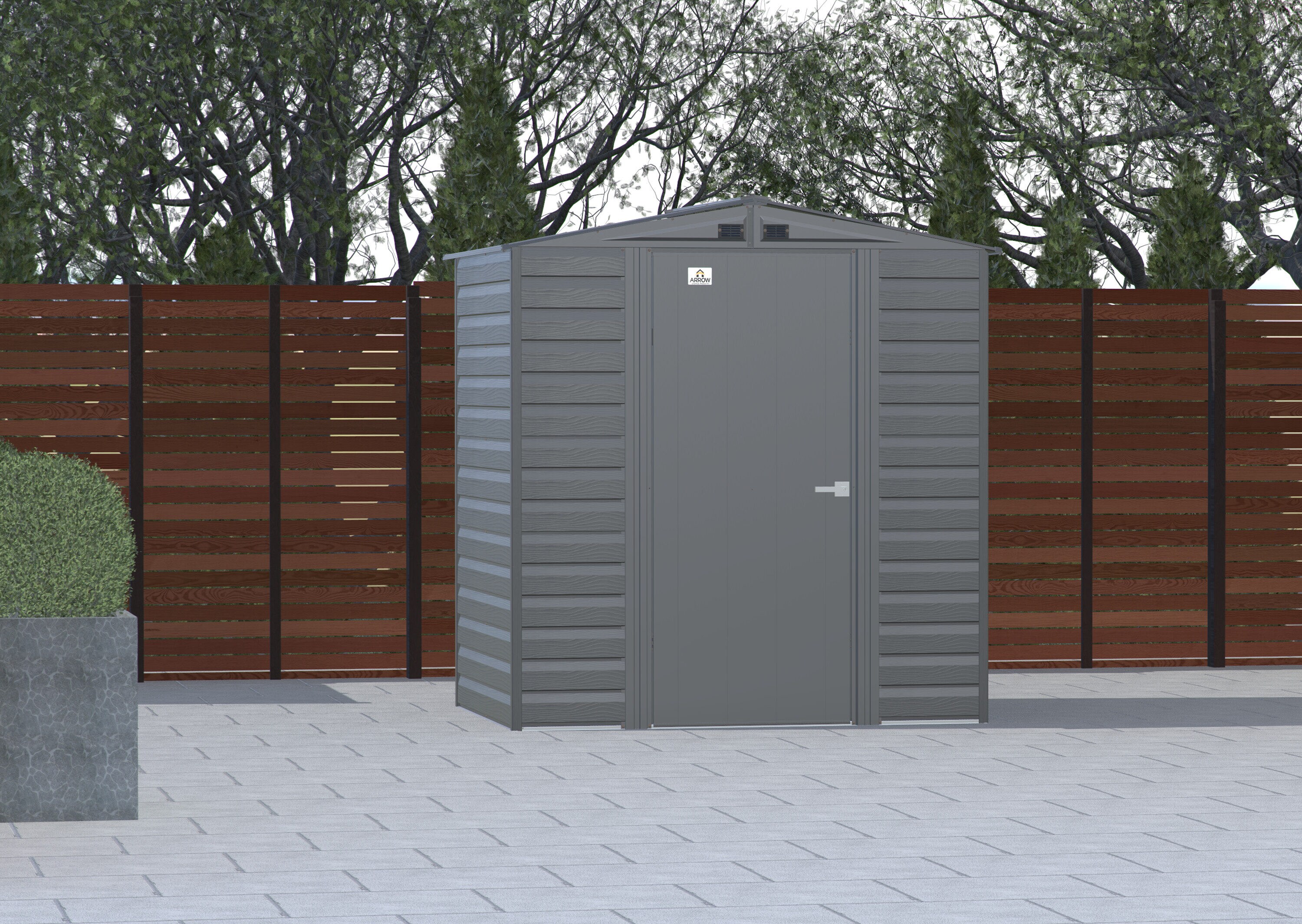 Arrow SCG65CC 6-ft x 5-ft Select Galvanized steel Storage Shed