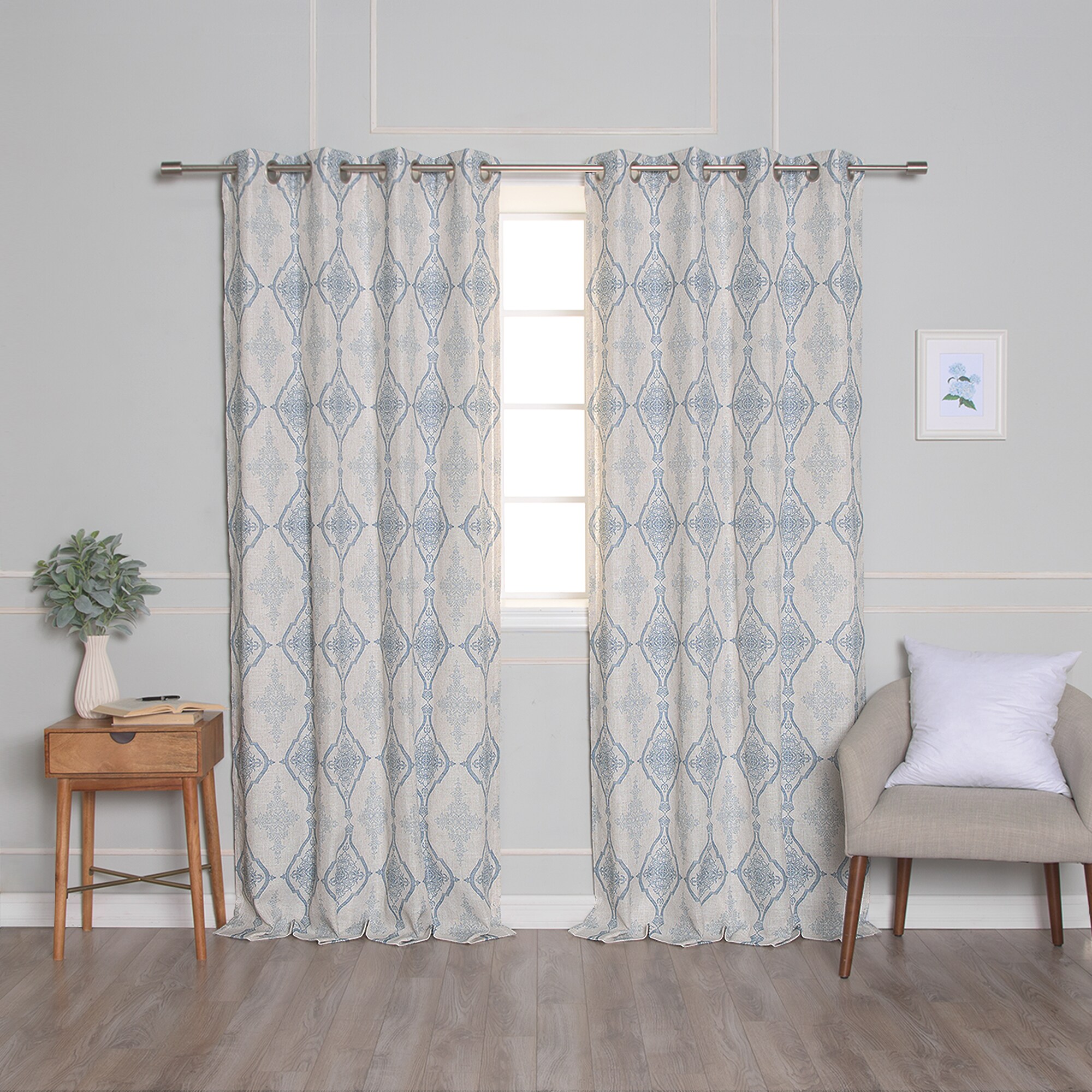 Best Home Fashion JC-14-MED01-84-BLUE curtains - View #6