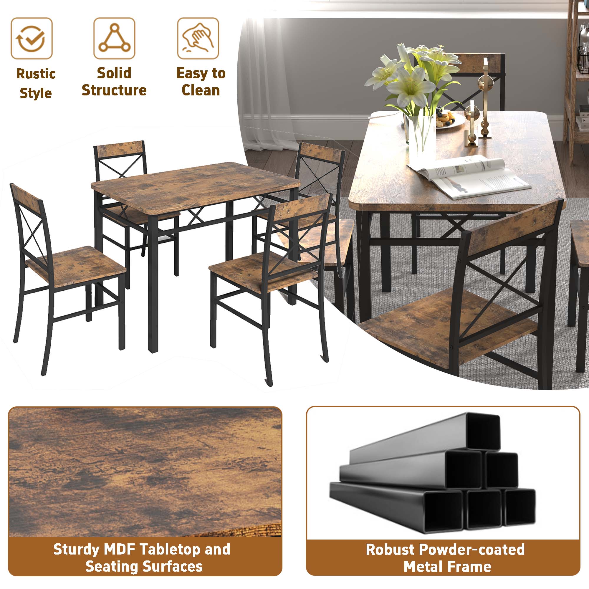 Sunrinx MG66-12-SN Dining-Sets - View #3