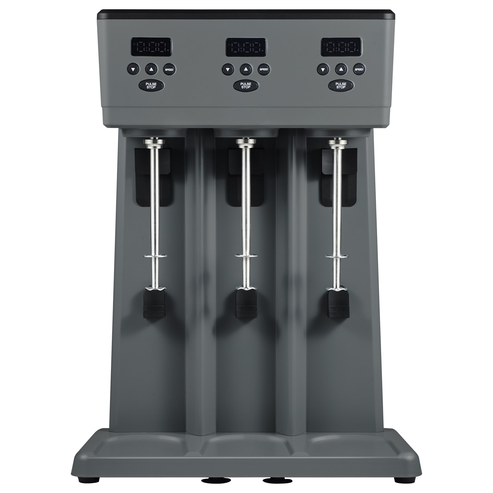 SVOPES SCSTNXJHABS301933V1 Milkshake Maker 375W x 3 Electric Milkshake Machine Commercial Triple Heads Drink Mixer Blender LED Intelligent Microswitch 3-Speed Milkshake Mixer with 3 x 820 ml Stainless Steel Cups