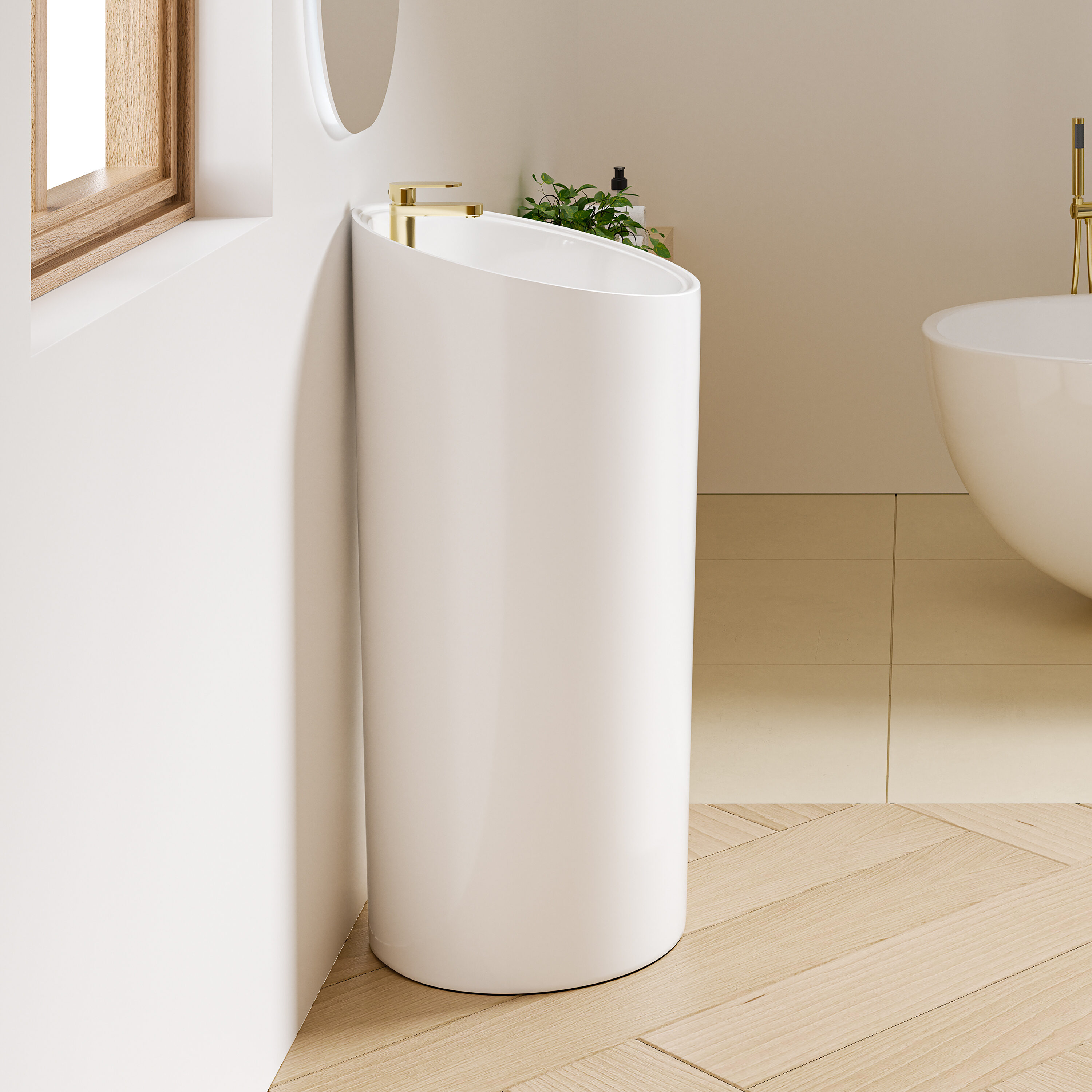 Eridanus ERI-PB-411 Complete-Pedestal-Lavatories - View #8