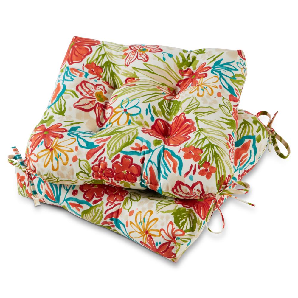 Greendale Home Fashions OC6800S2-BREEZE 20-in x 20-in 2 -Piece Breeze Patio chair cushion