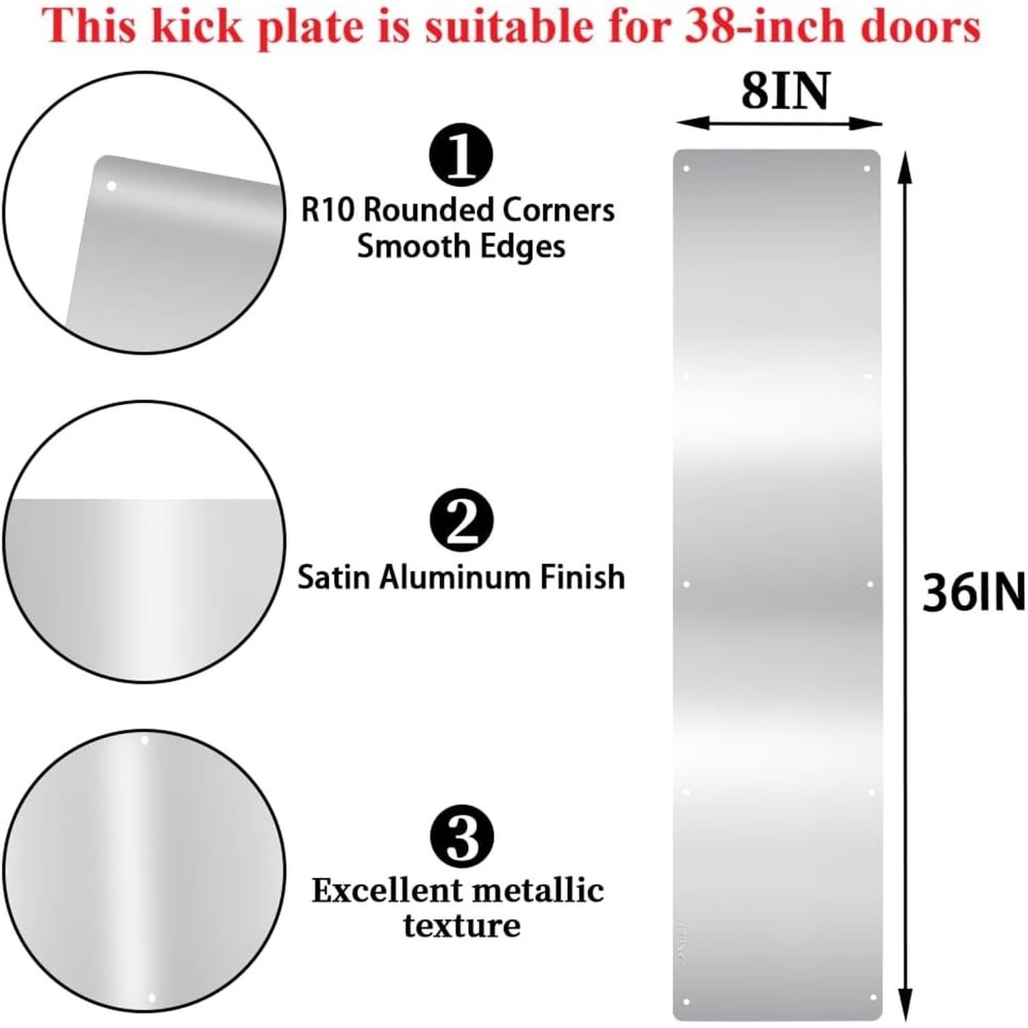 OGETFUUR L5MMA63DKP17 Entry-Door-Kick-Plates - Thumbnail View #2
