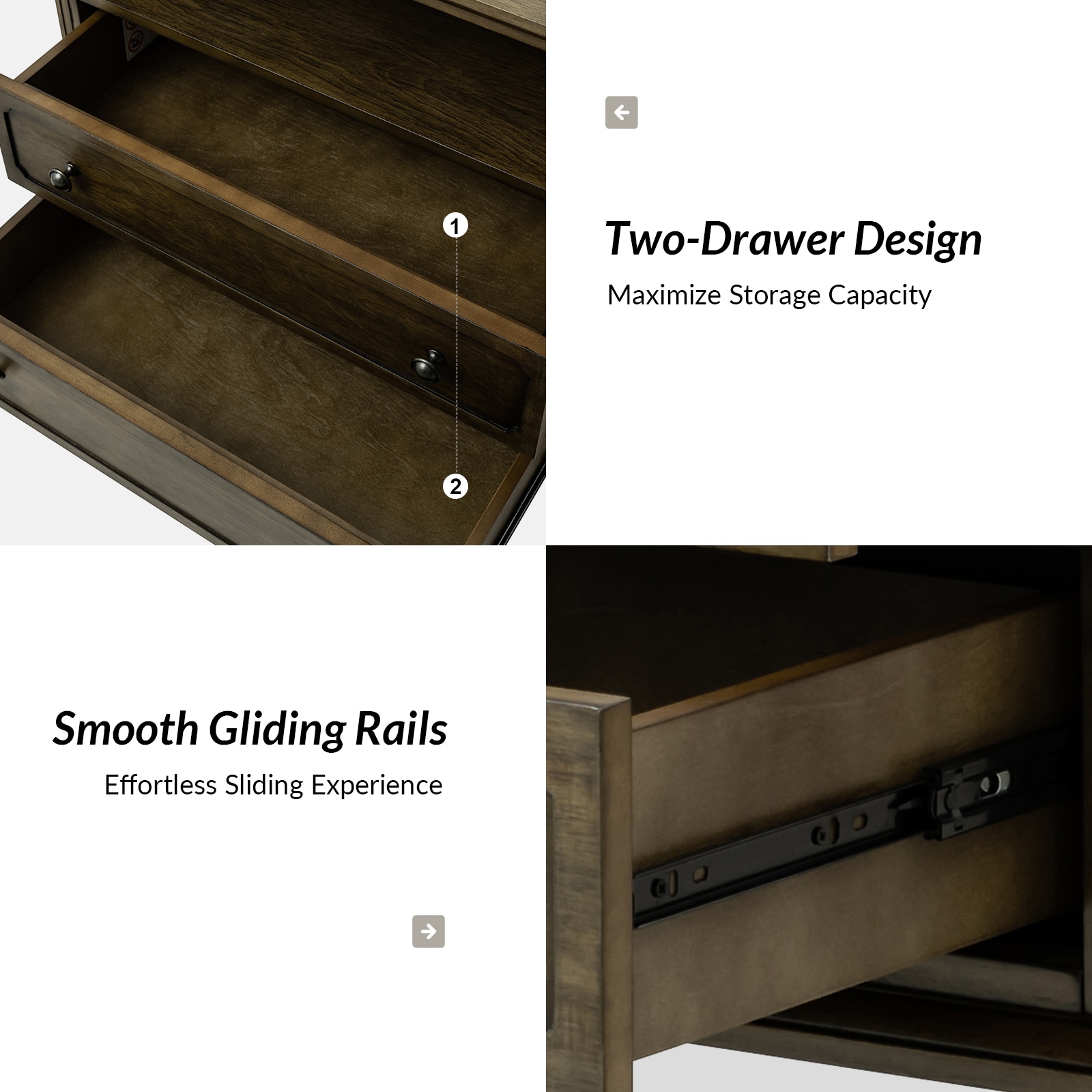 14 Karat Home NSJY0539-KONA nightstands - View #5