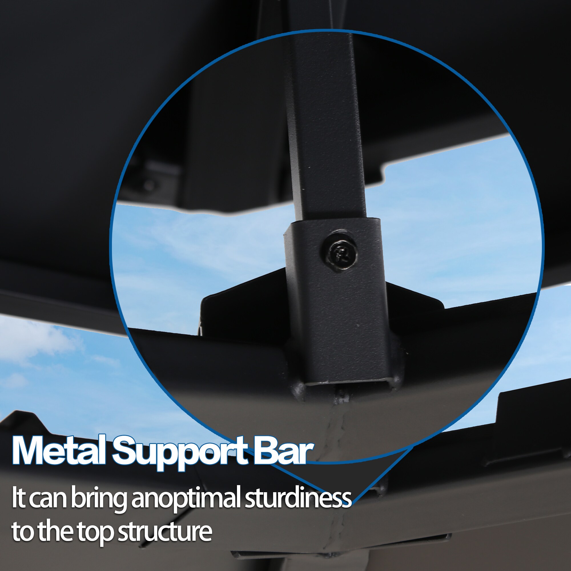 Gardenbee HGL-A31 Wood-Resin-Gazebos - View #4