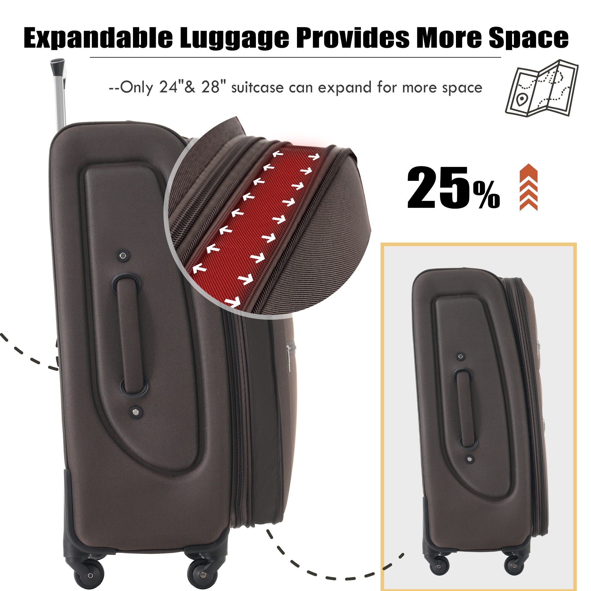 SINOFURN SYD9600017GN Luggage-And-Luggage-Sets - View #8
