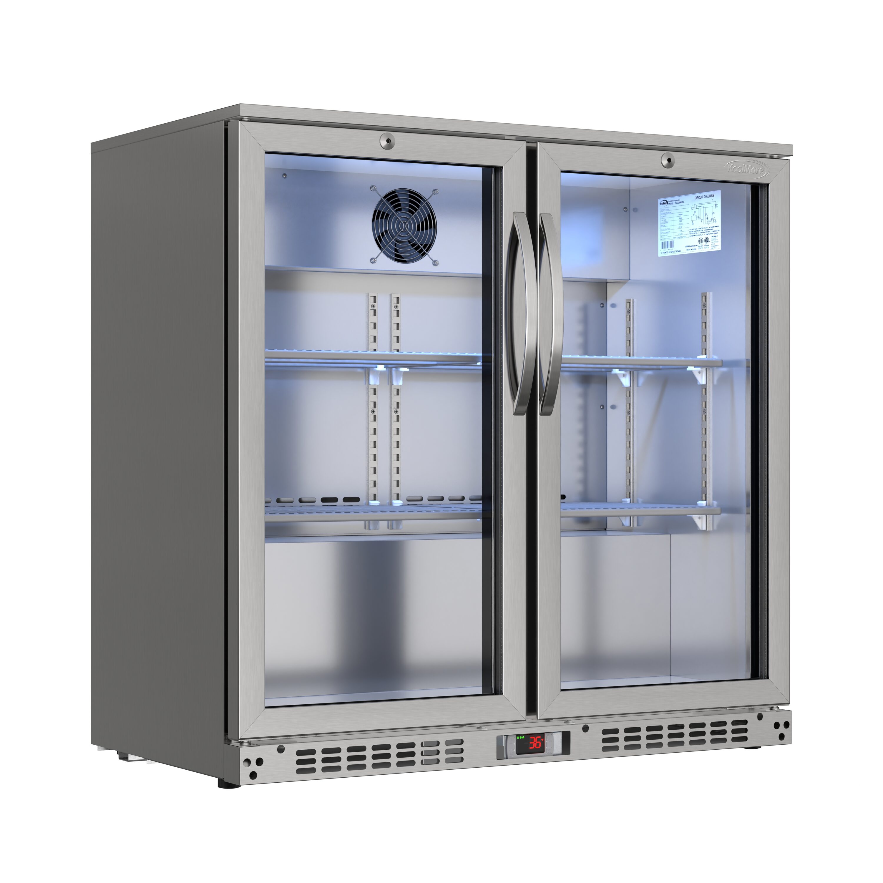 KoolMore CT35-2S-SS Commercial-Refrigerators - View #16