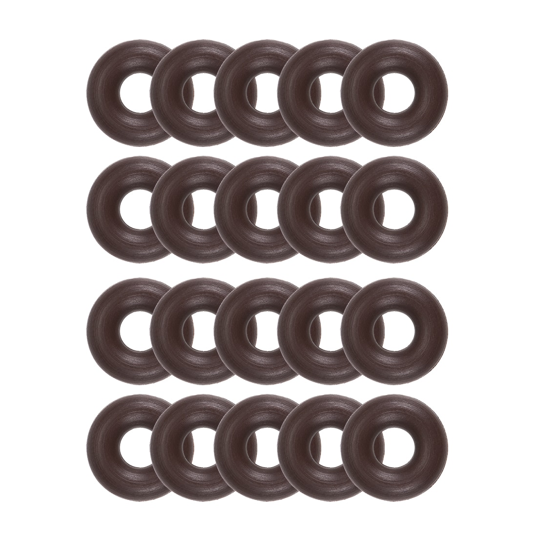Unique Bargains Fluorine Rubber O-Rings 10mm OD 4mm ID 3mm Width Metric ...