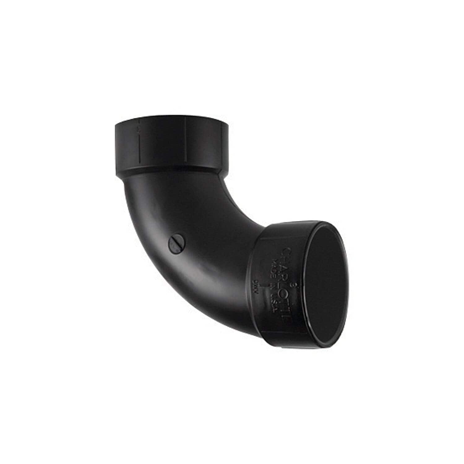 Genova 83830 3 in 90 Long-Sweep ABS DWV Elbow #83830