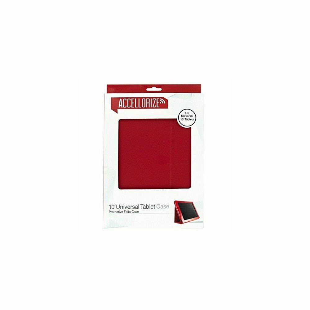  SWM24179 Bulk Buys KL16678 Accellorize Large Universal Tablet Case, Red