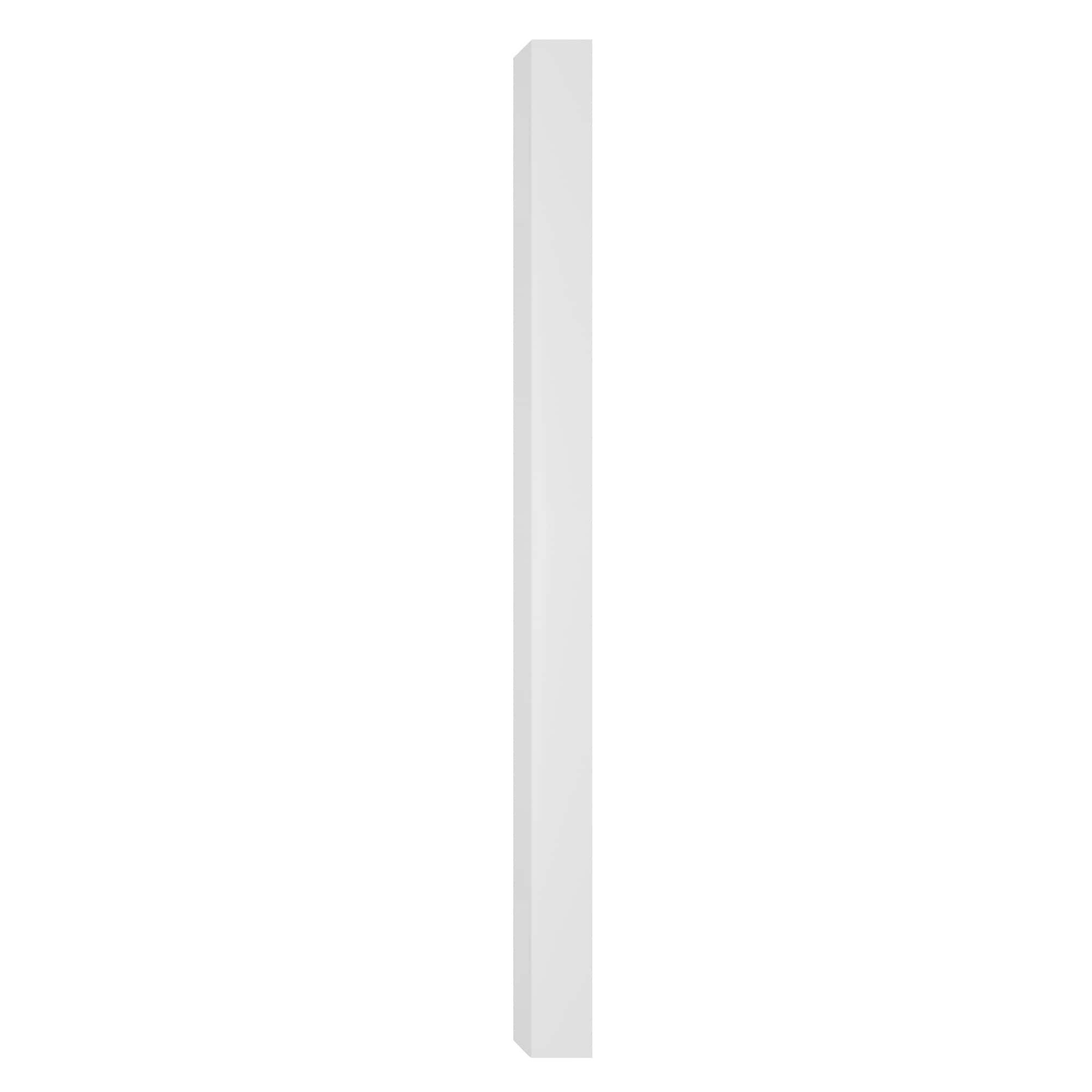 Outdoor Essentials 482995 PicketLock 8-ft H x 5-in W White Vinyl Blank Fence Post (Unassembled)