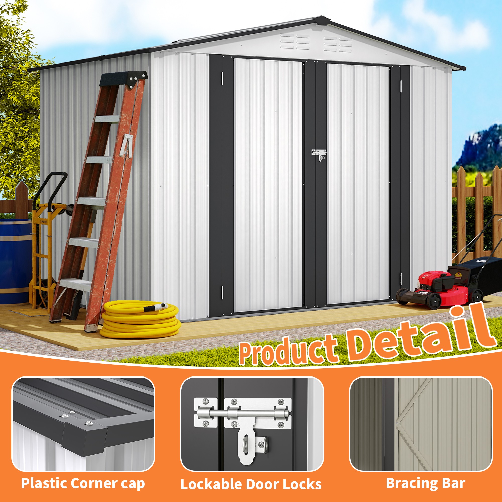 ToolCat BZ-3-141-SN Metal-Storage-Buildings-Sheds - View #4
