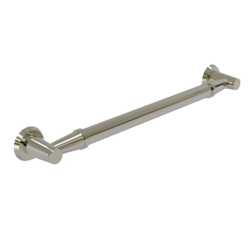 Allied Brass MD-GRS-32-PNI 32-in Polished Nickel Wall mount ADA Compliant Grab Bar ( 350-lb Weight Capacity )