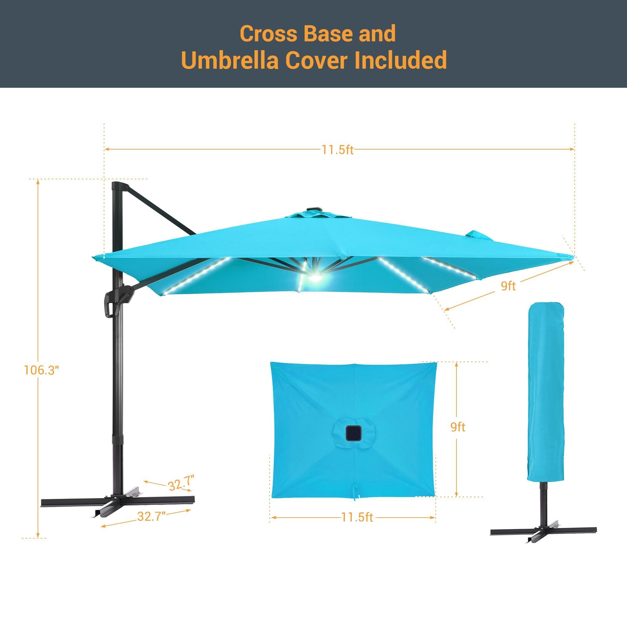 Sonkuki SD-NB2735-LEDLB Umbrellas-2 - View #4