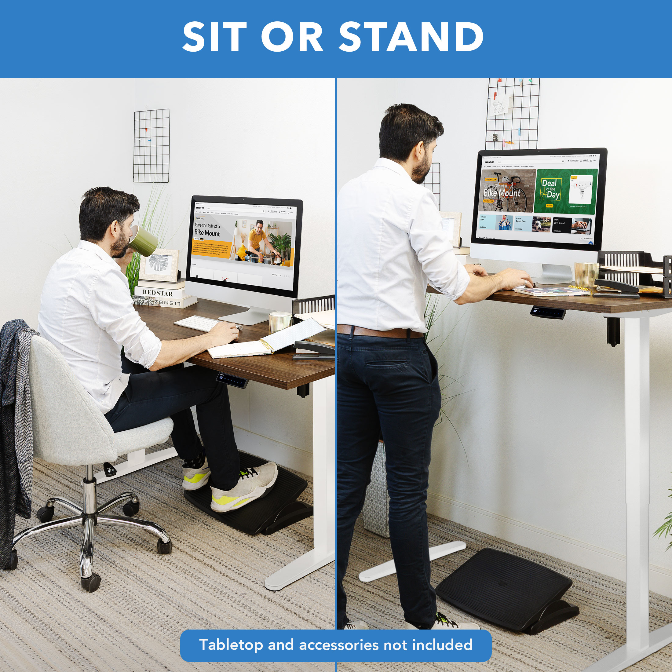 Mount-It! MI-8033W desks - View #3