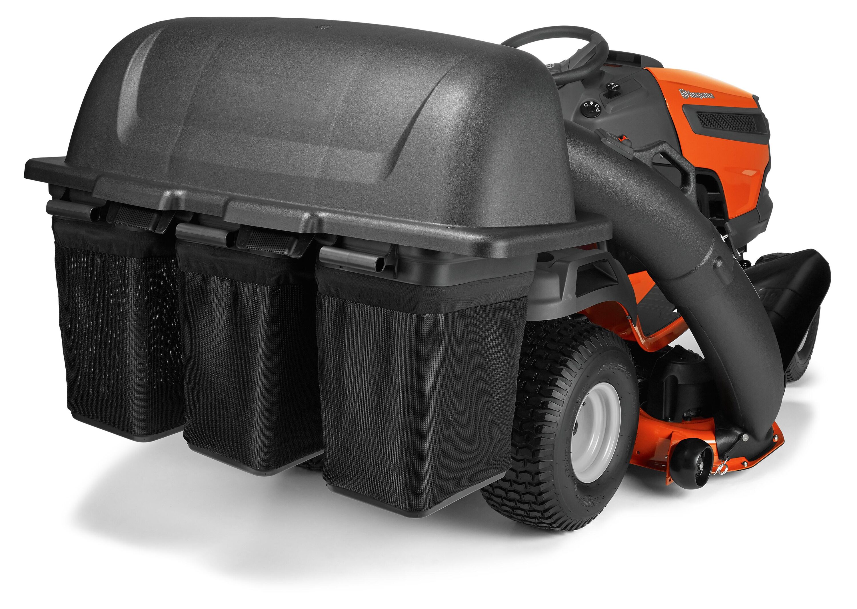Husqvarna 3 Bagger for Riding Mower (Fits 54-in Deck Size) in the