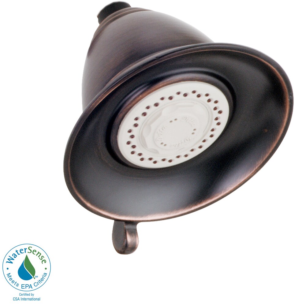 Delta Venetian Bronze Fixed Showerhead Shower Head 2 GPM 7 6 LPM In   02489301 