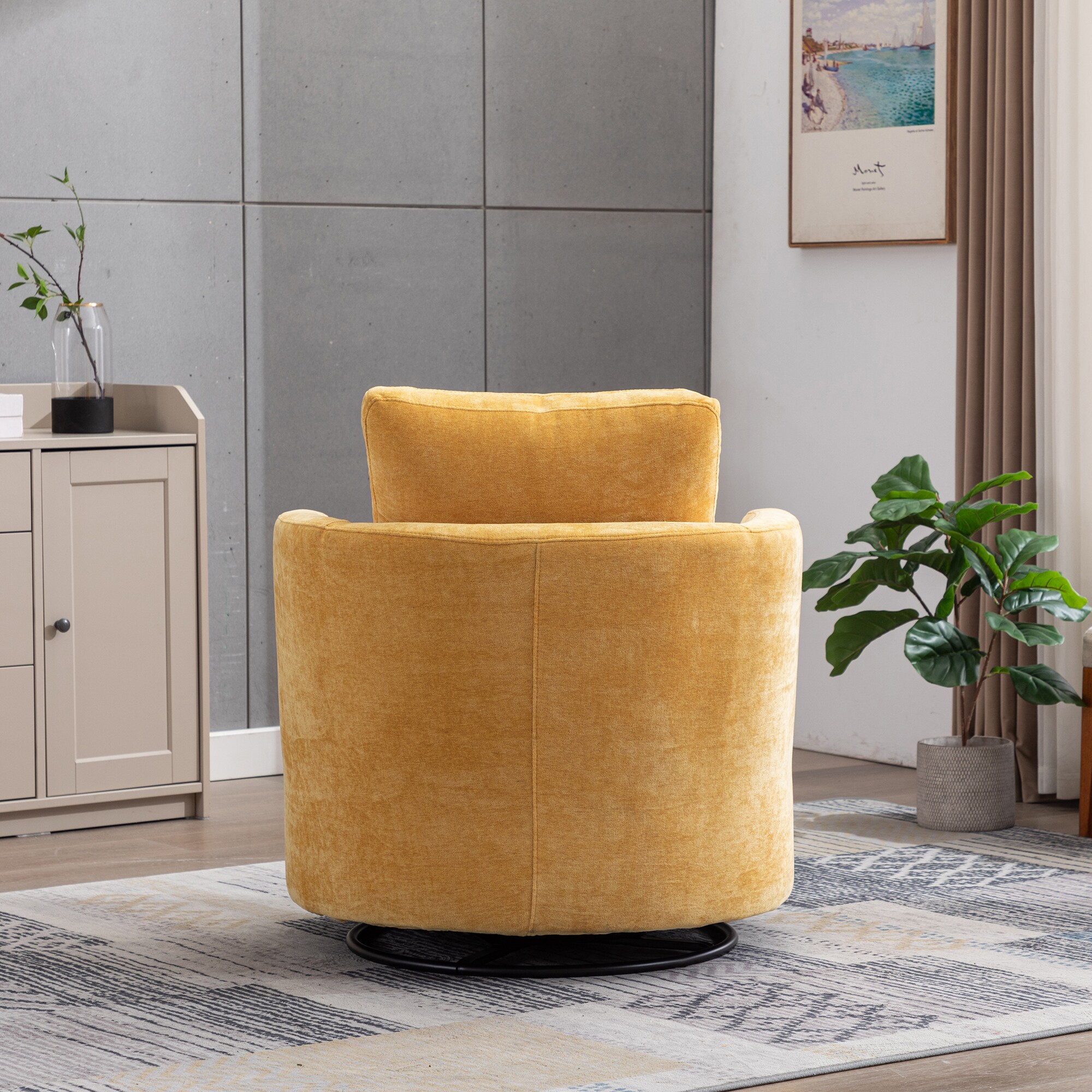 Aortzio HM-A1005-MUSTARD chairs - View #7