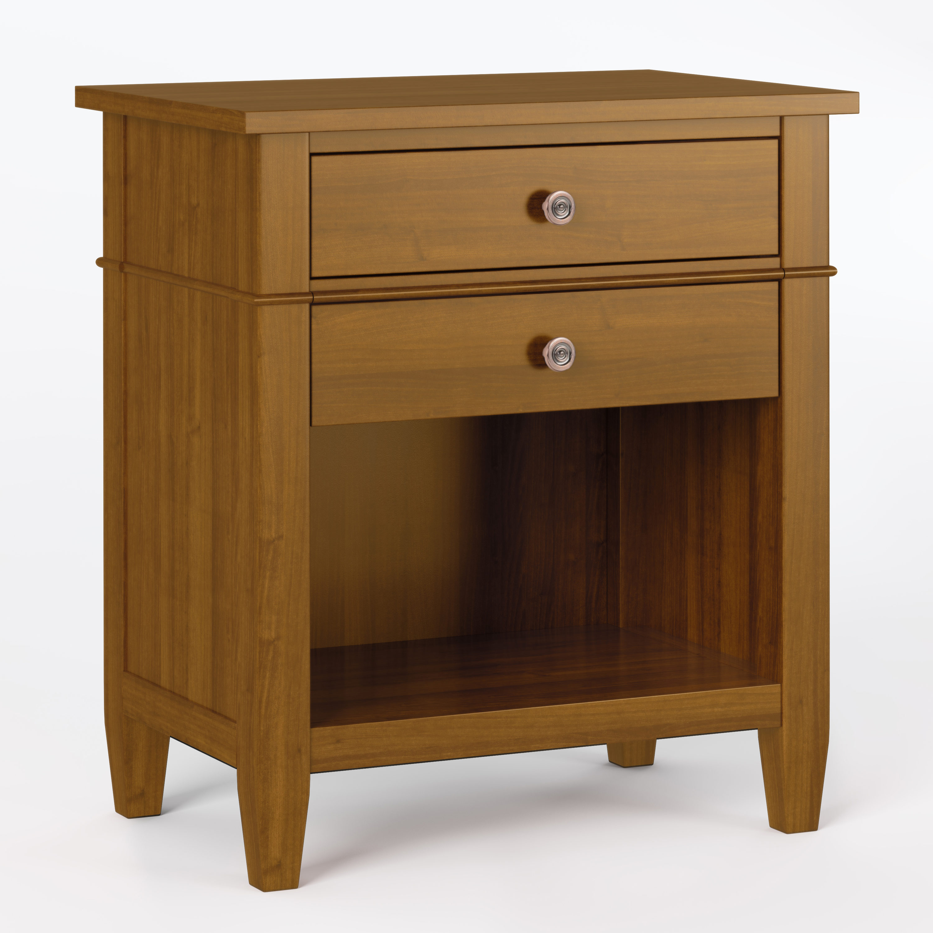 light pine nightstand