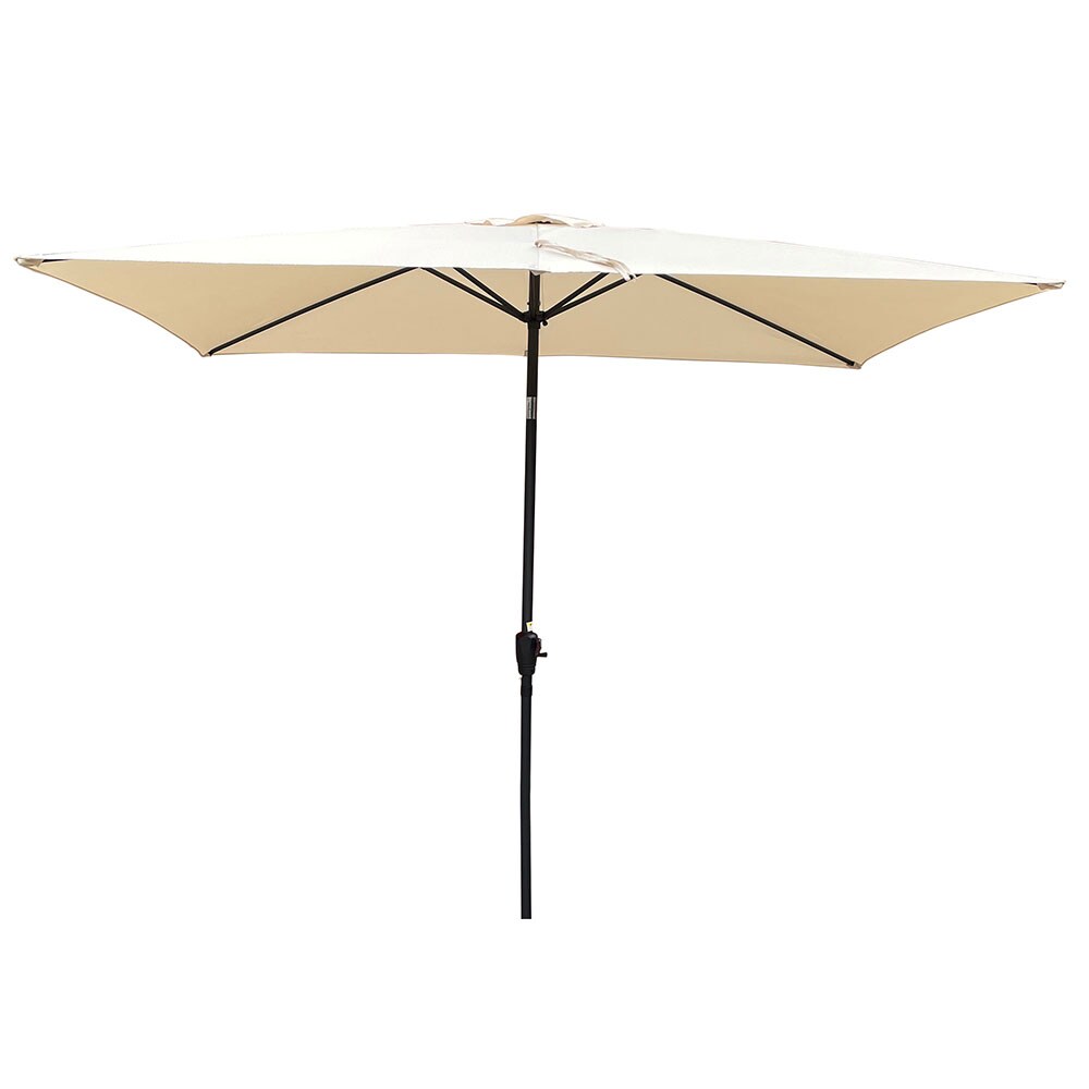 Sunrinx MG38-PU-31 9-ft Steel Brown Market Patio Umbrella