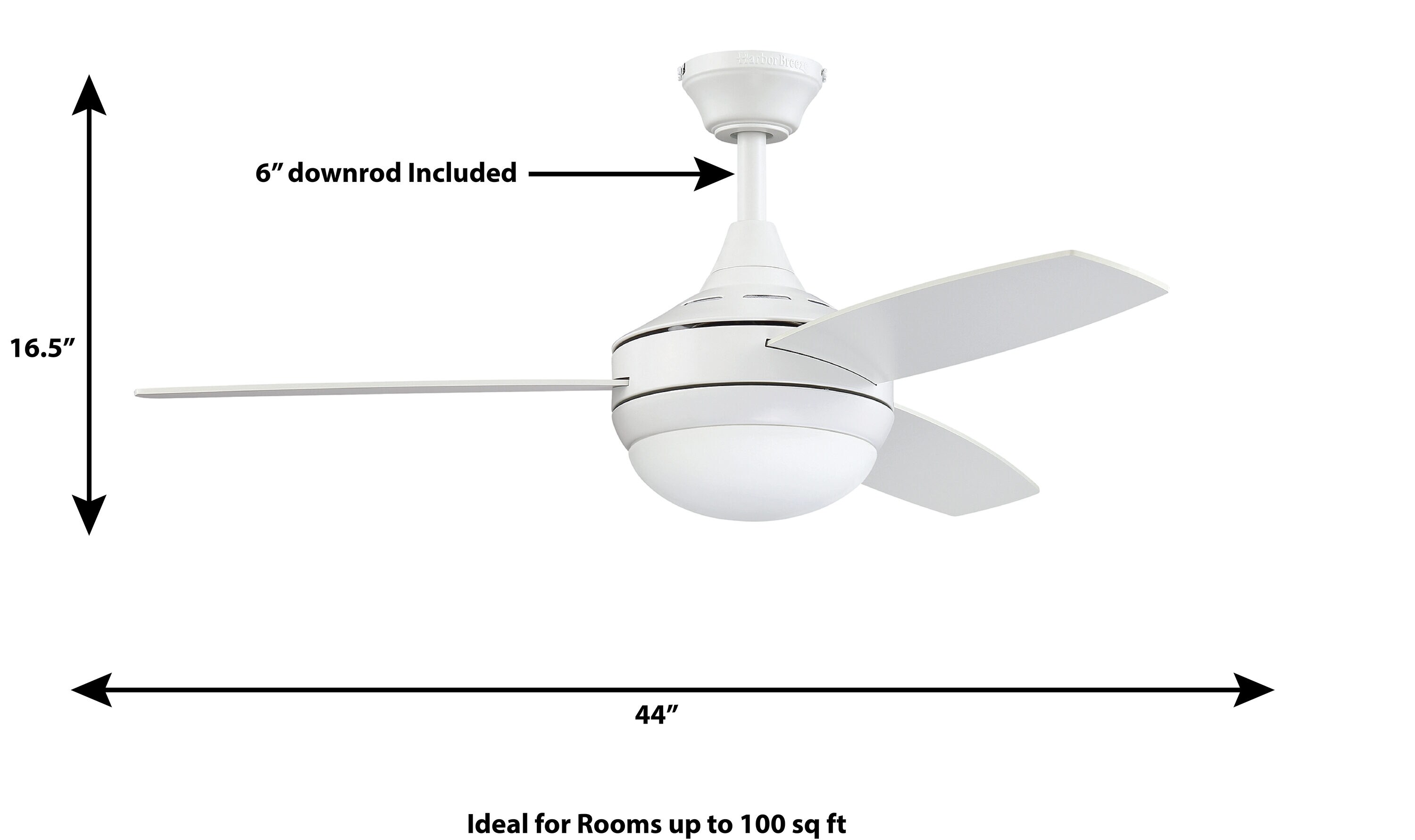 Harbor Breeze TG44LW3D1RS Ceiling-Fans - View #12