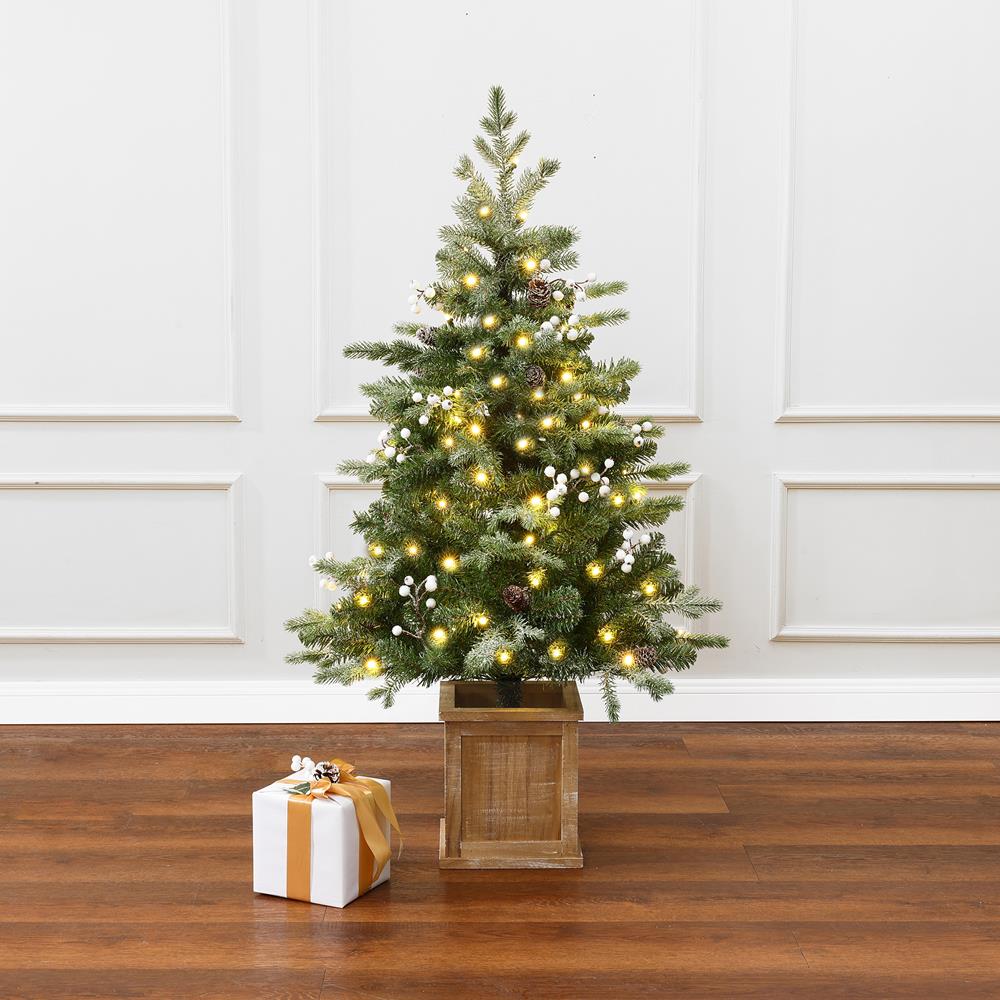 LuxenHome WHAP2460 Artificial-Christmas-Trees - View #8