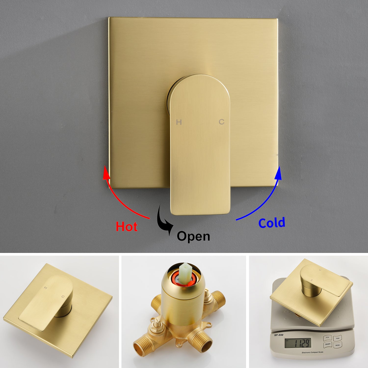 Boyel Living BL88064BG Tub-Shower-Faucets - View #6