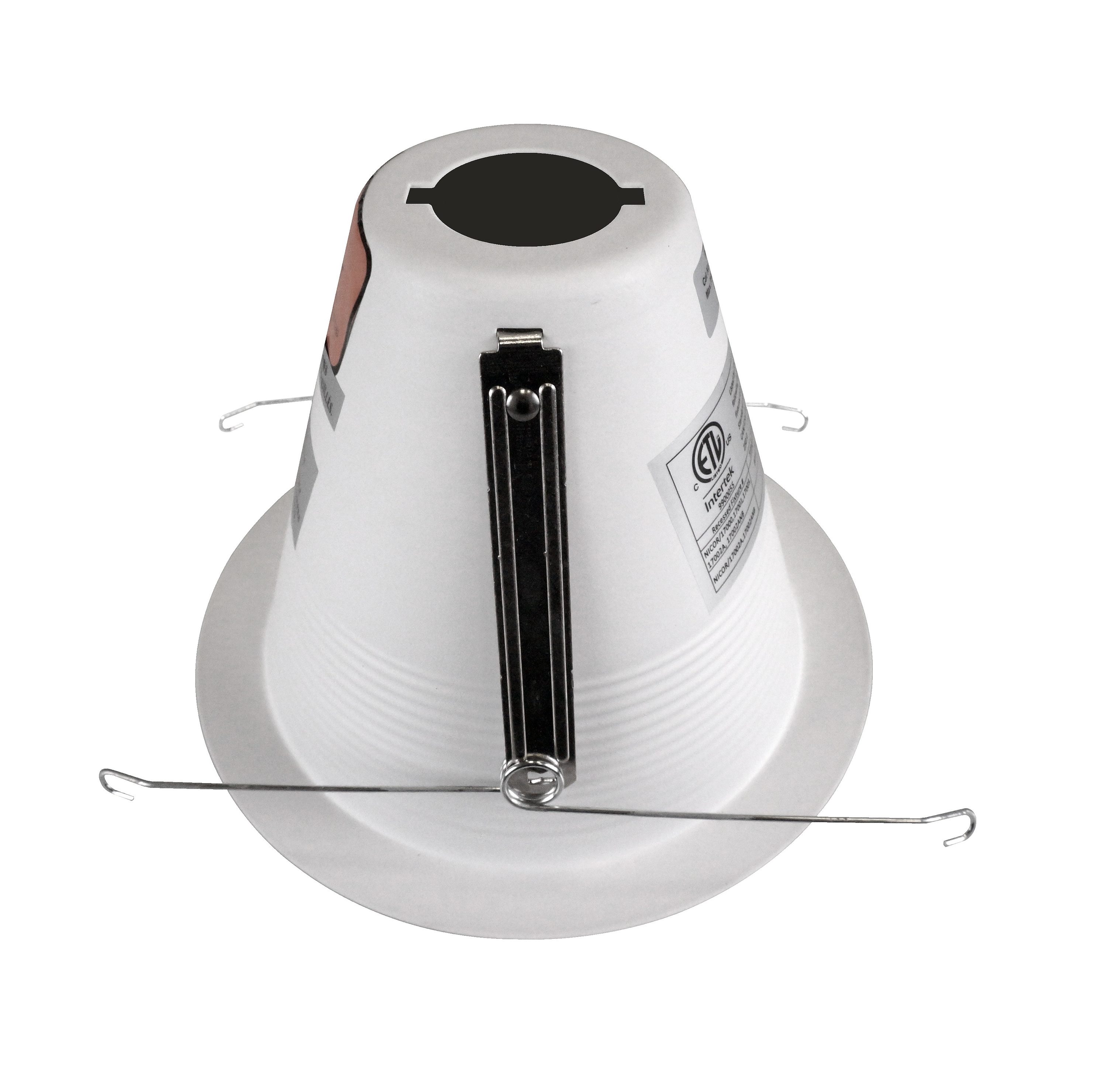 White Aluminum 6-Inch Airtight Recessed Lighting Trim