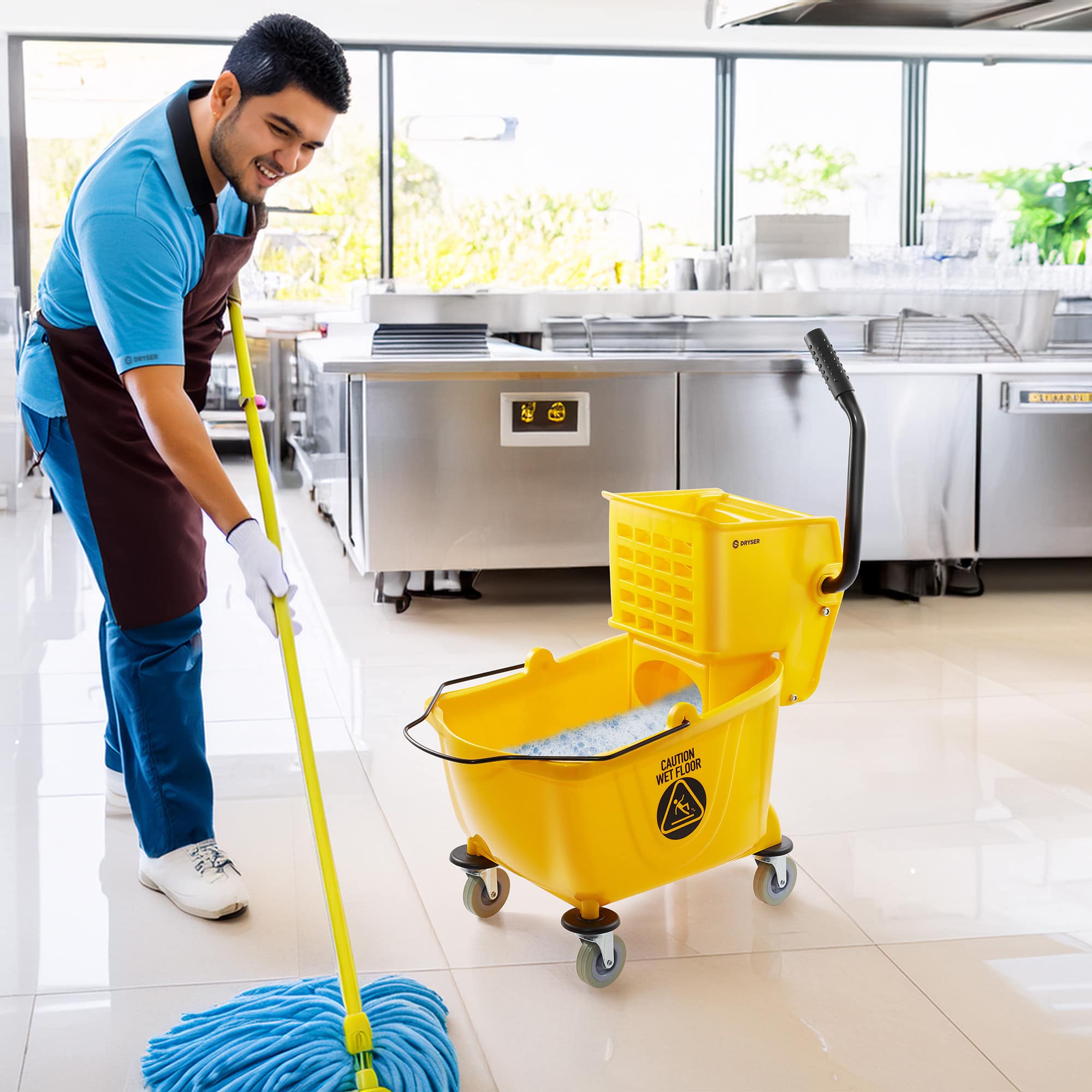 Dryser JAN-WRG-260SP-YEL Janitorial-Products - View #7