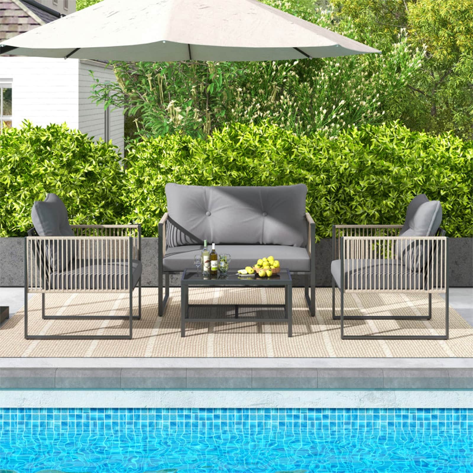 SUGIFT LW102SUGHY1436 Patio-Conversation-Sets - View #2