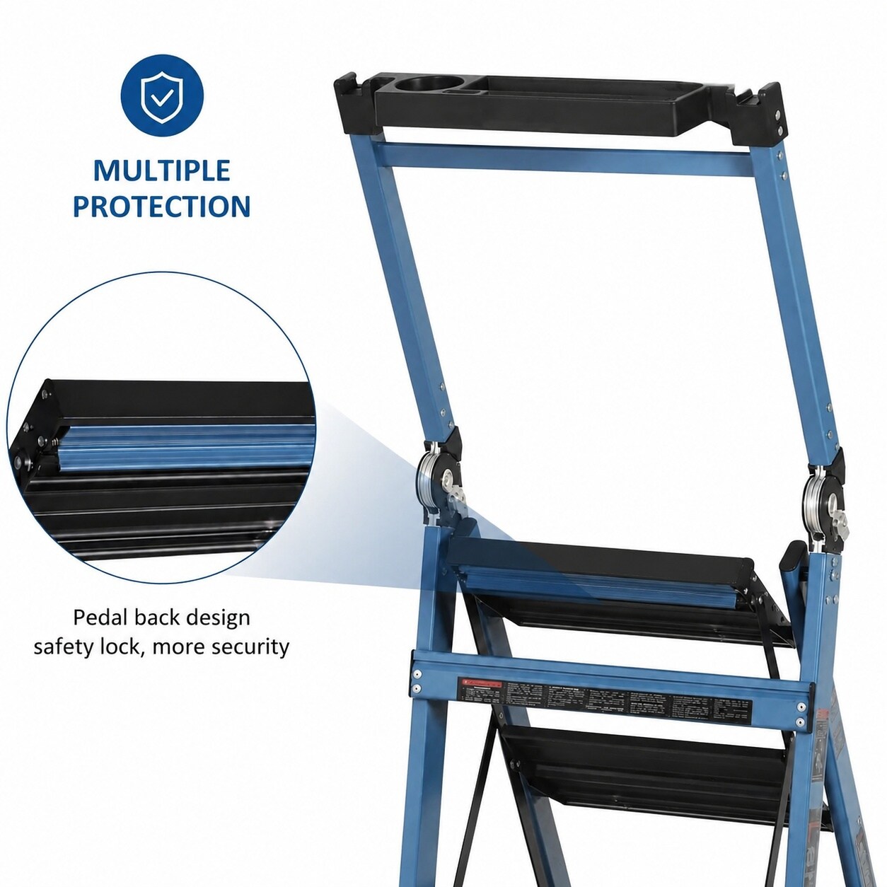 SenQWFa LDC0820C205 Step-Ladders - View #3