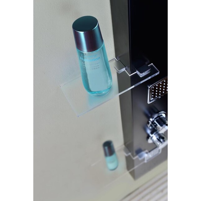 ANZZI Ronin Black 2-Spray Shower Panel System (Valve Included) ANZZI Ronin Black 2-Spray Shower Panel System (Valve Included)