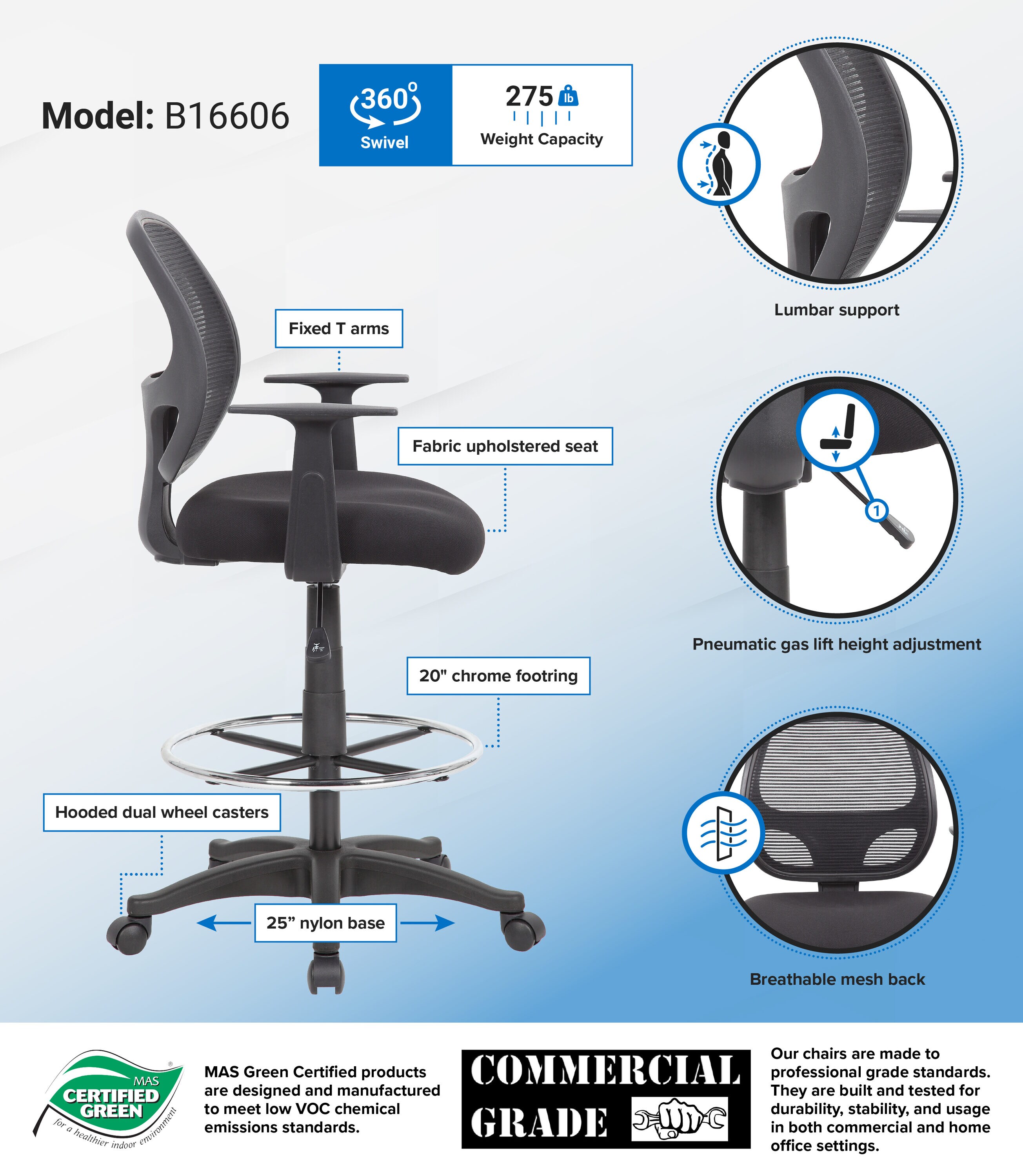 Boss Office Products B16606 Office-Chairs - View #4