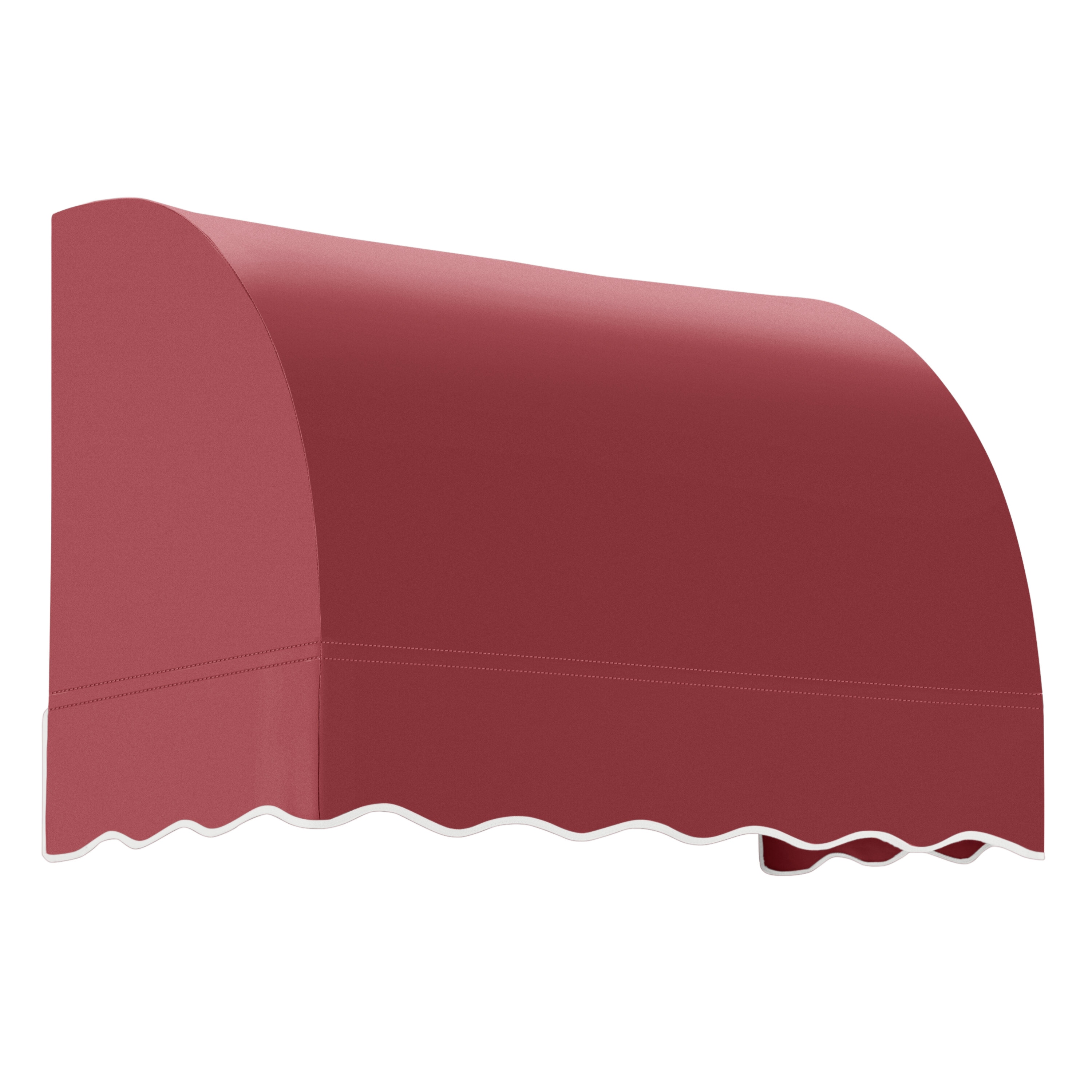 Awntech RS22-L-3B Savannah 40.5-in Wide x 24-in Projection x 31-in Height Fabric Burgundy Solid Fixed Window/Door Awning