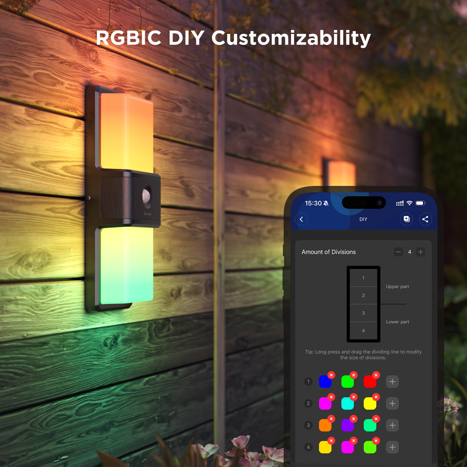 Govee H7078AD1 Outdoor-Wall-Lighting - View #7