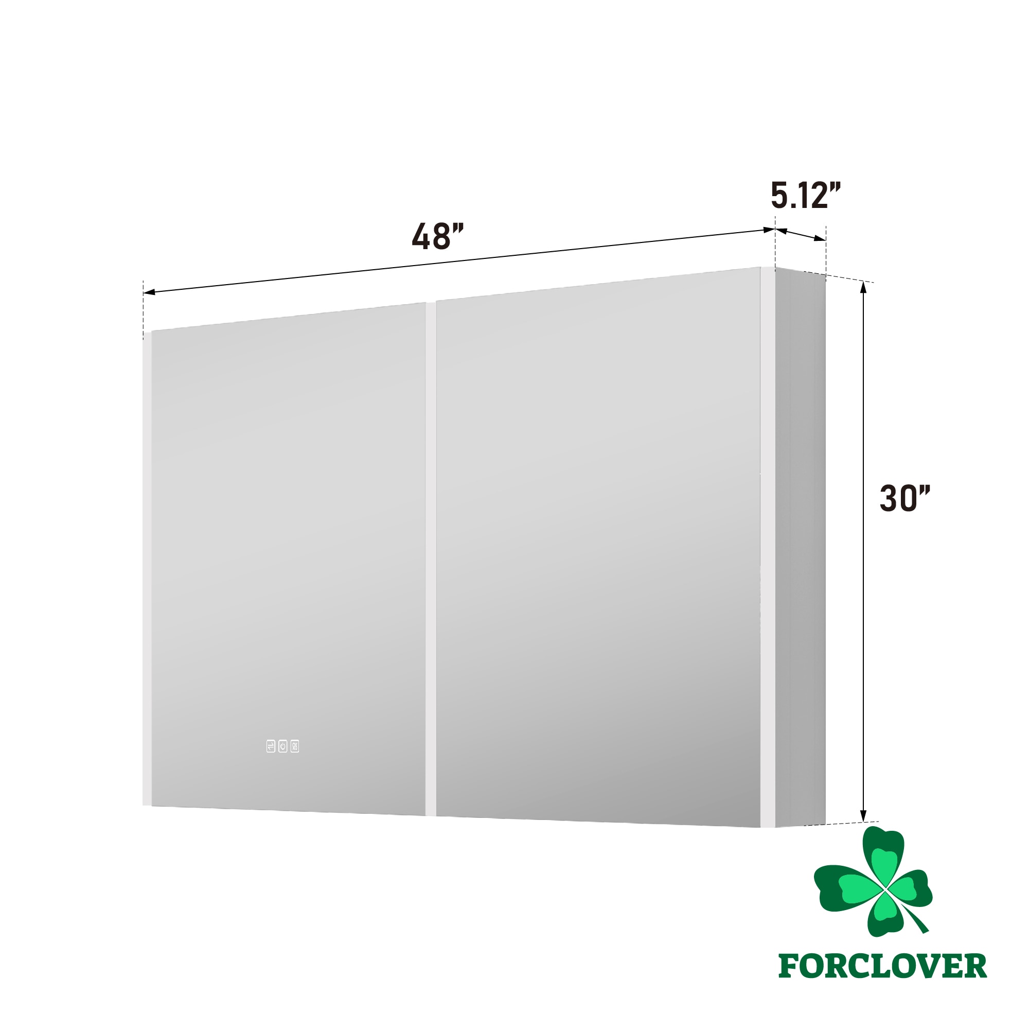 Forclover FLW-14M4830 Bathroom-Medicine-Cabinets - View #8