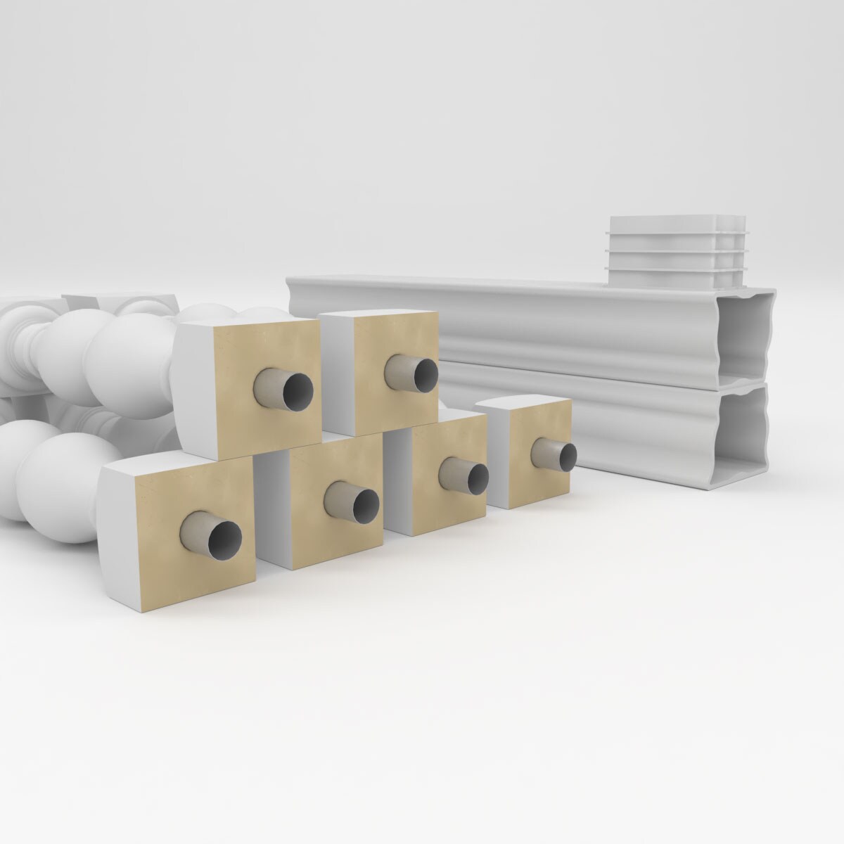 Ekena Millwork BALK40X036AVD railings - View #6