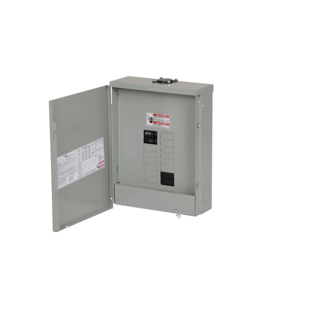 Eaton Type BR 100-Amp 10-Spaces 20-Circuit Outdoor Main Breaker Plug-on ...