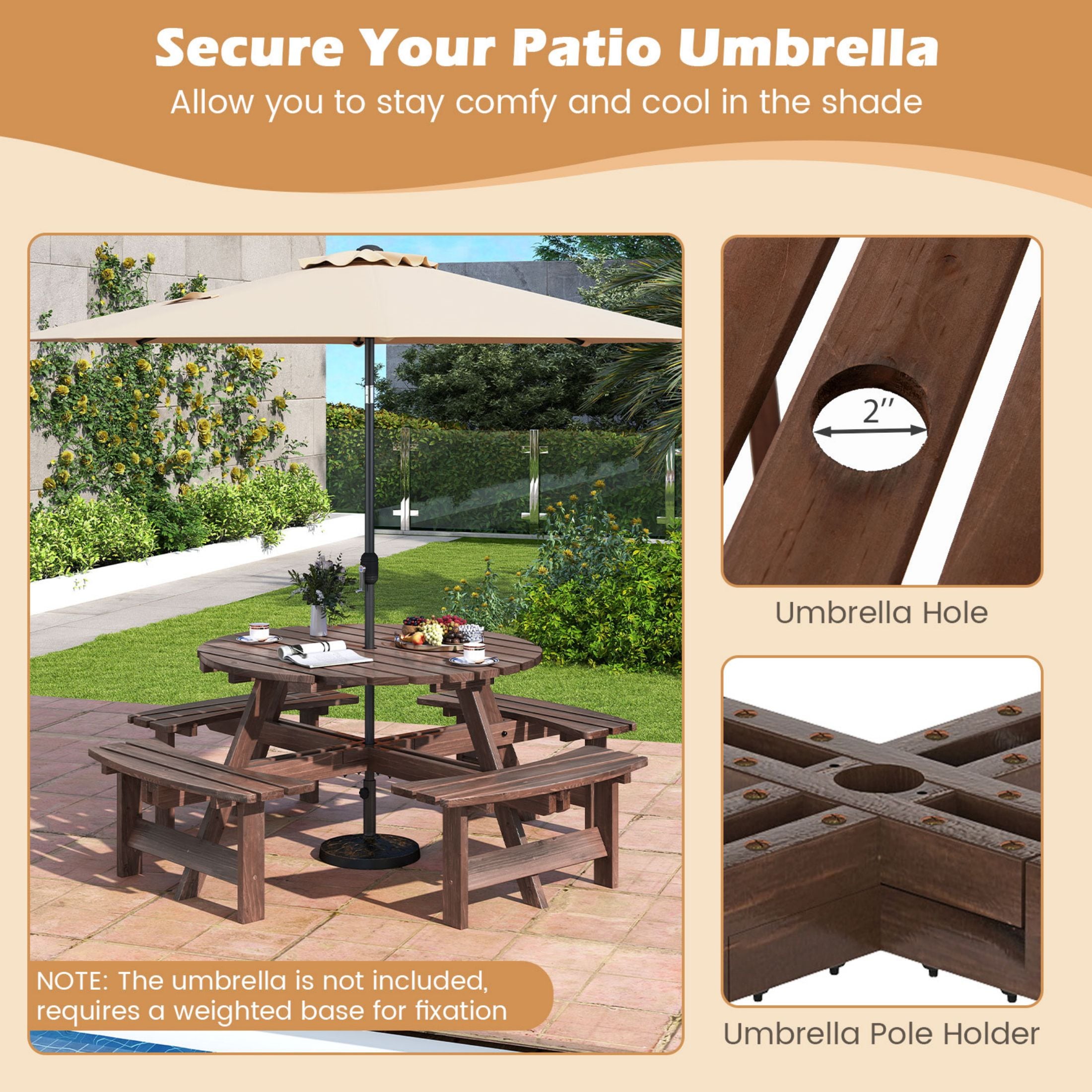 LIVIZA TDZ12321BN-X Picnic-Tables - View #7