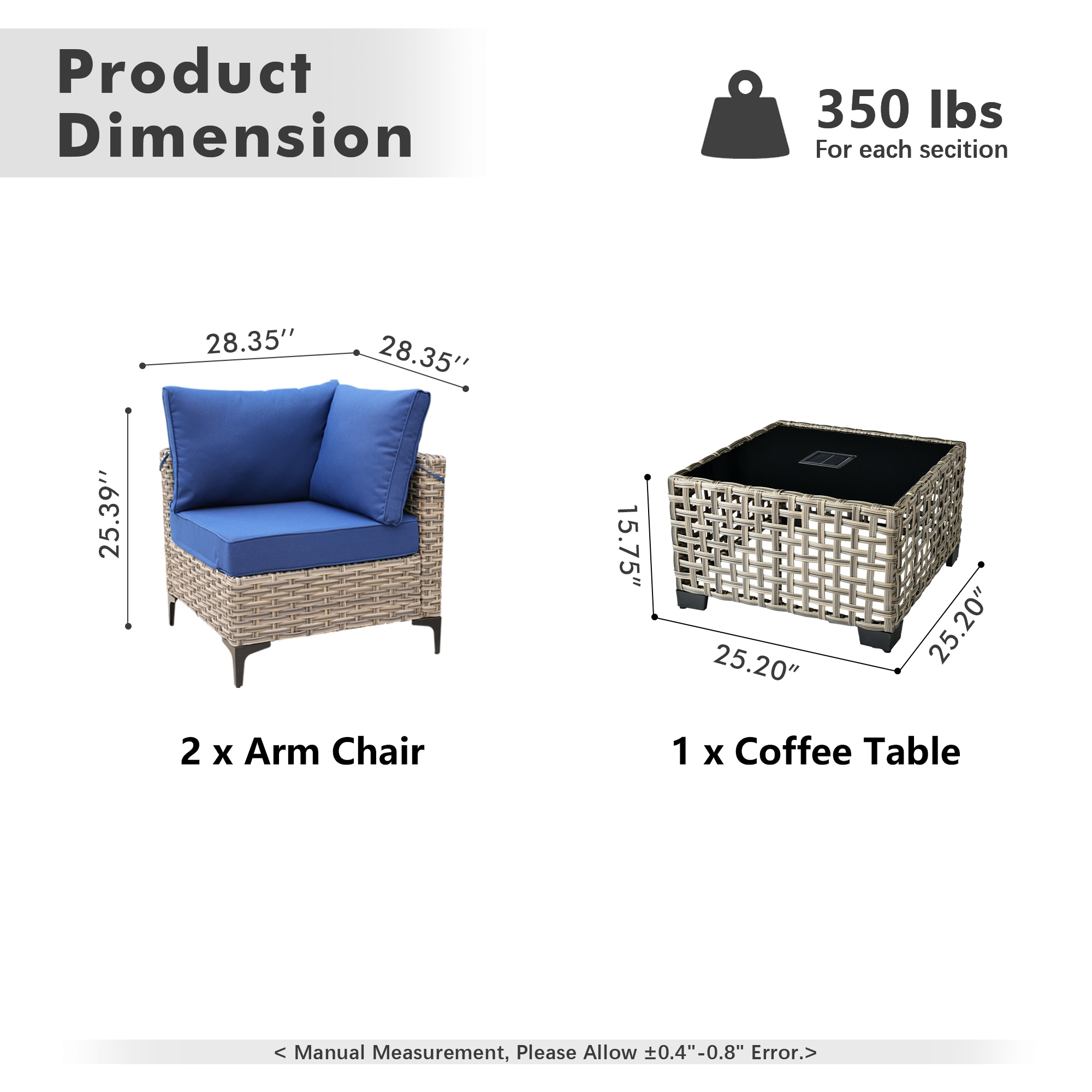 ALTRIGUS 6L-SKT700-1-AL Patio-Conversation-Sets - View #3