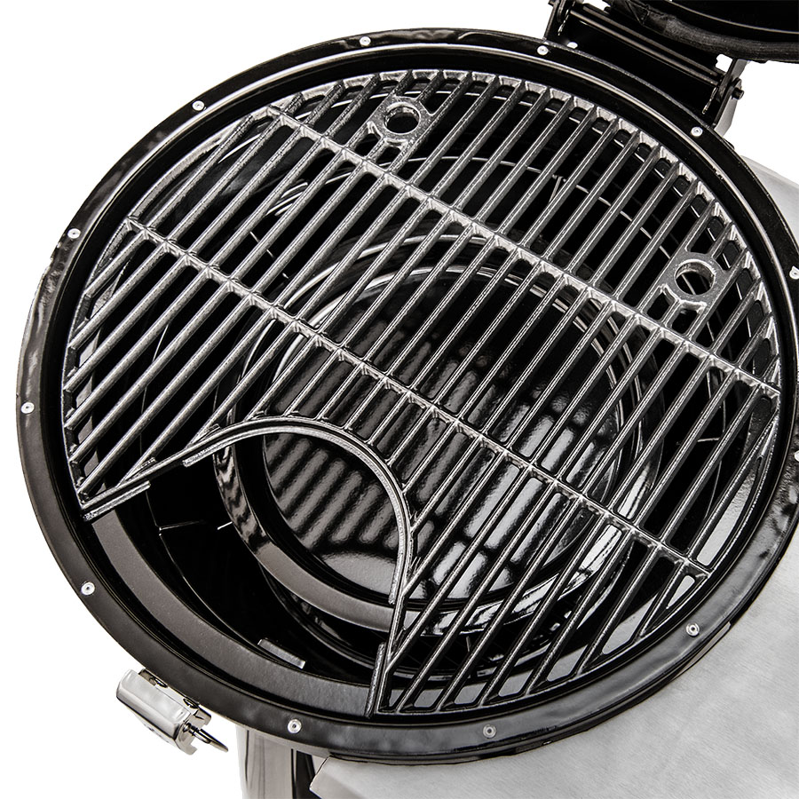 Char Broil Kamander 44.5 in W Black Kamado Charcoal Grill at Lowes